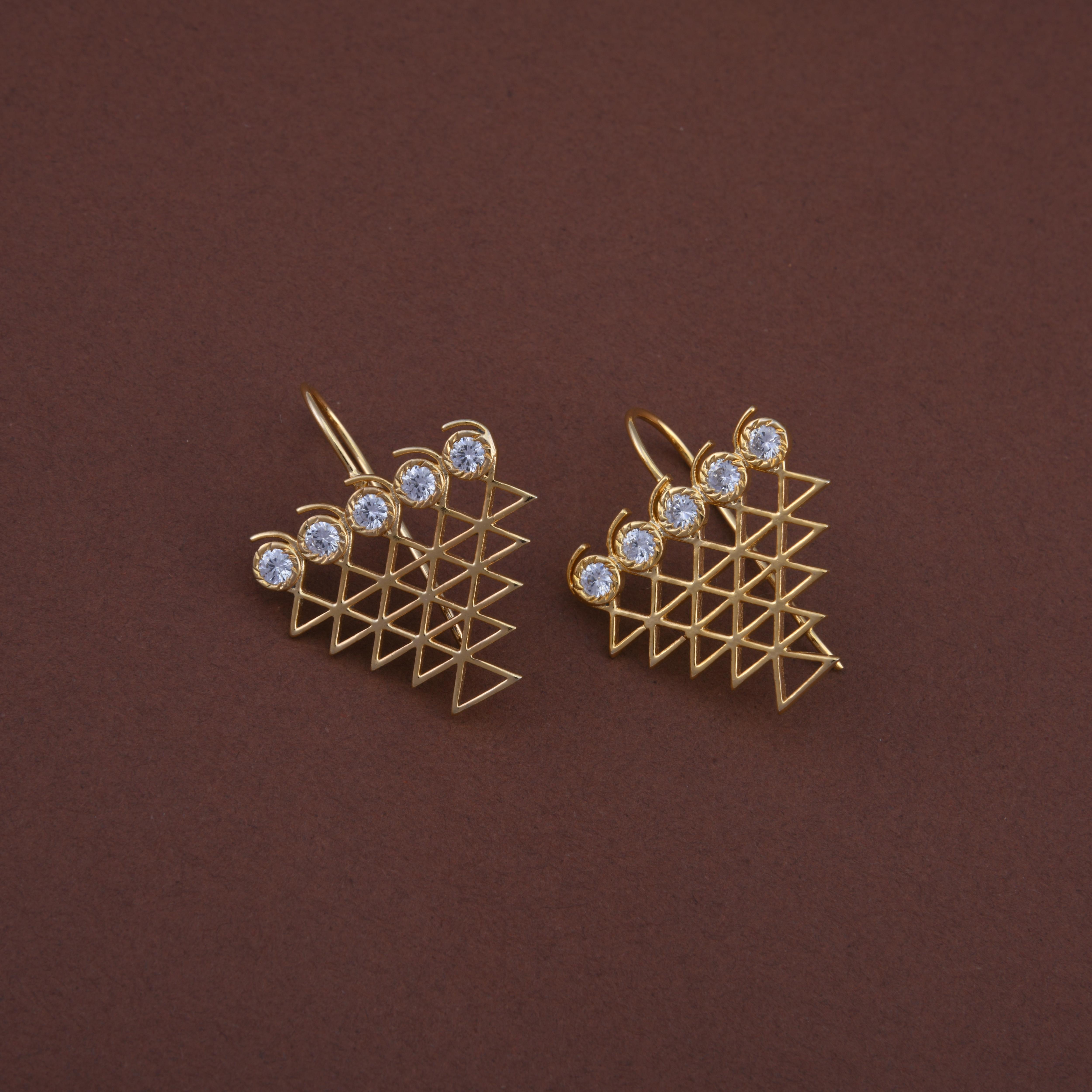 Saraswati Hook Earrings