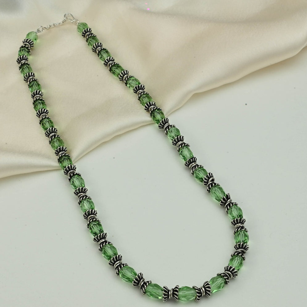 Peridot Beads Necklace