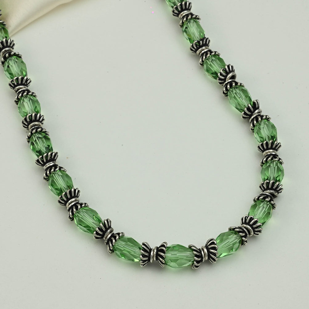 Peridot Beads Necklace