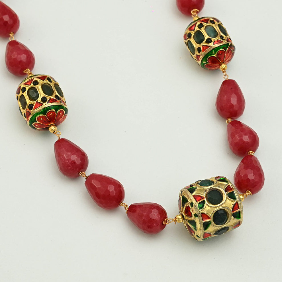 Regal Chic Beaded Necklace