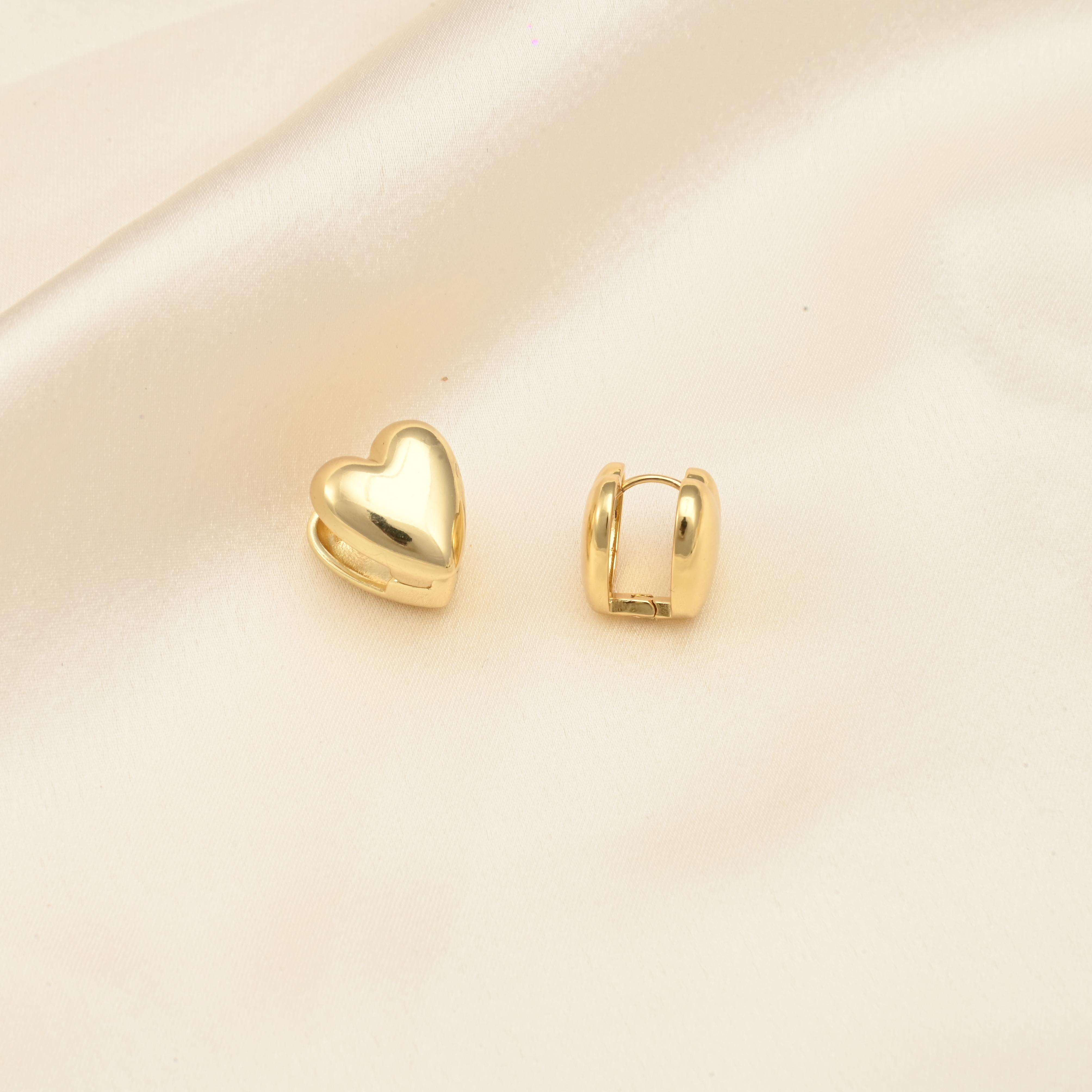 Duo Heart Stud Earrings