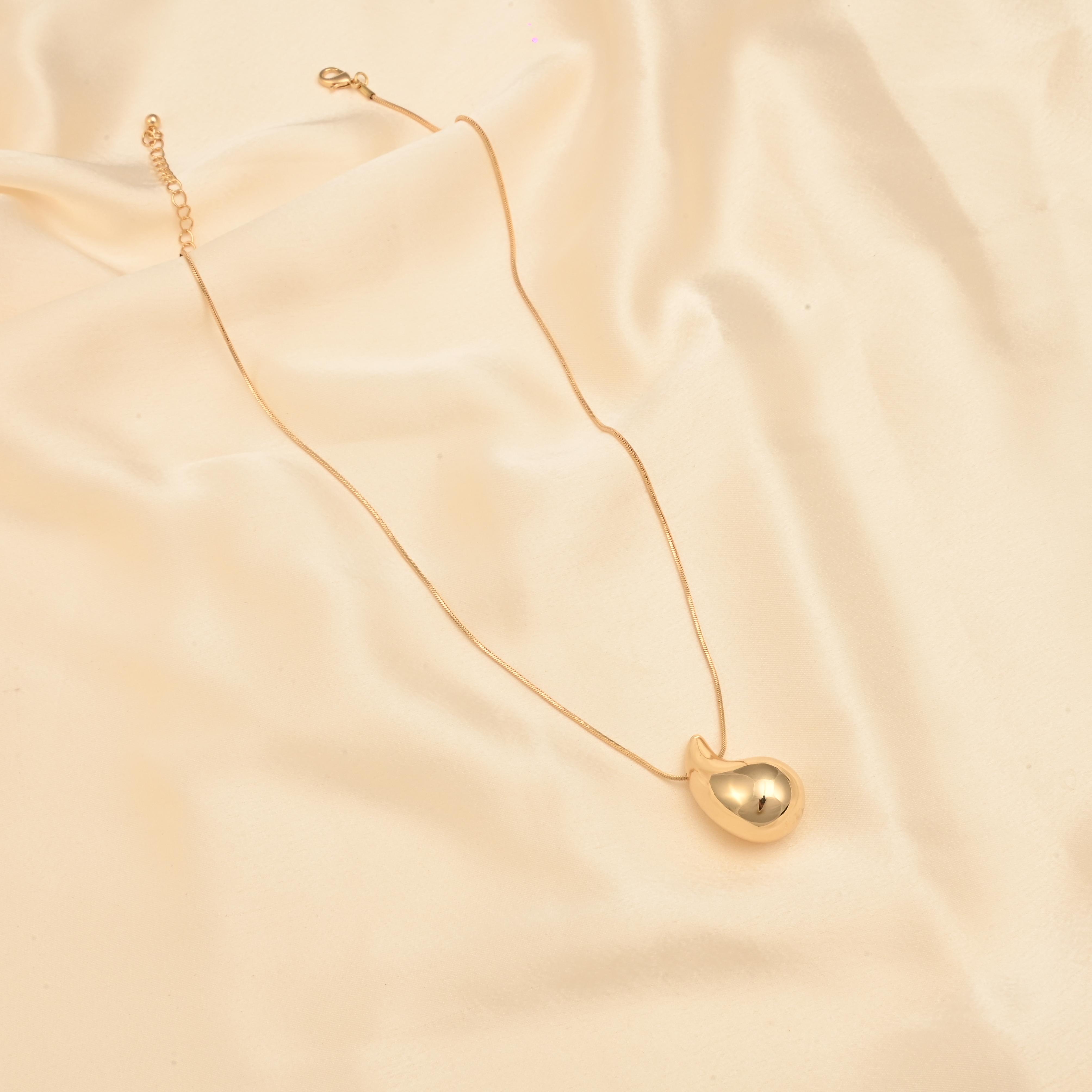 Water Drop Pendant Necklace, Hailey