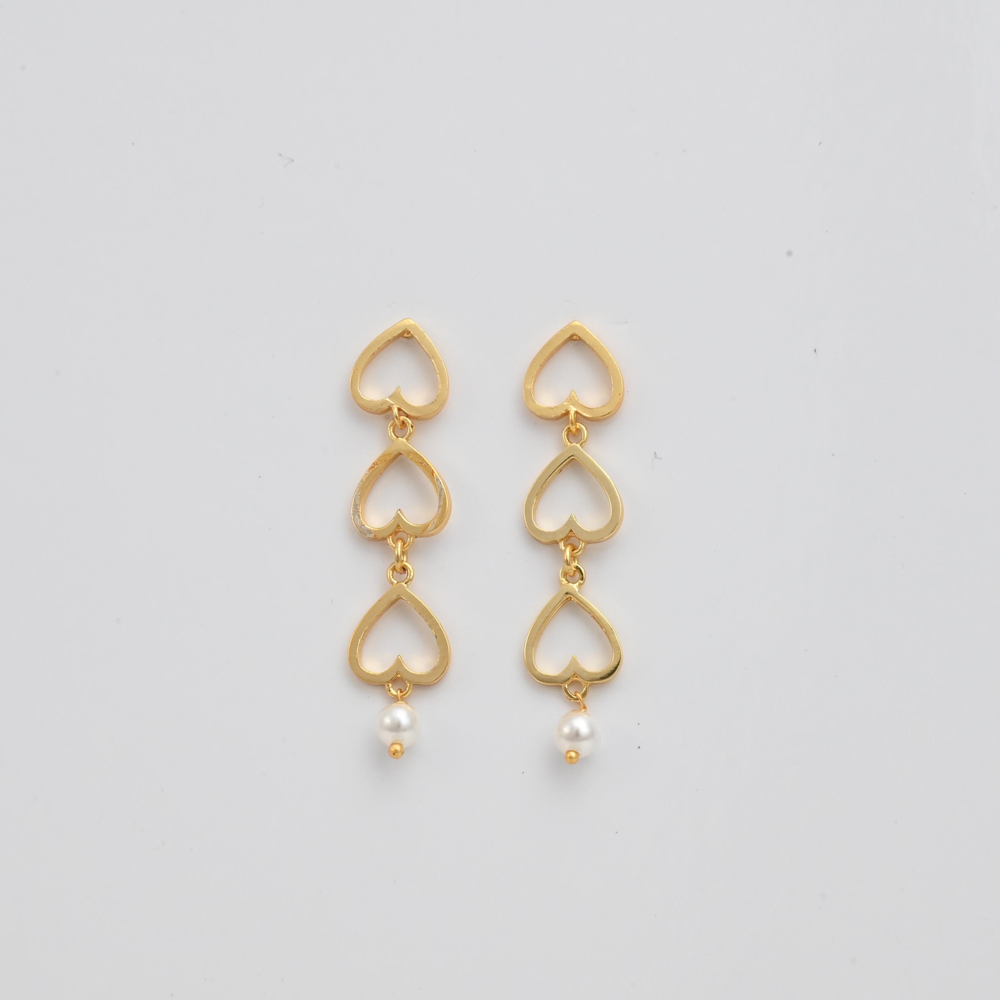 Brie Heart Earrings