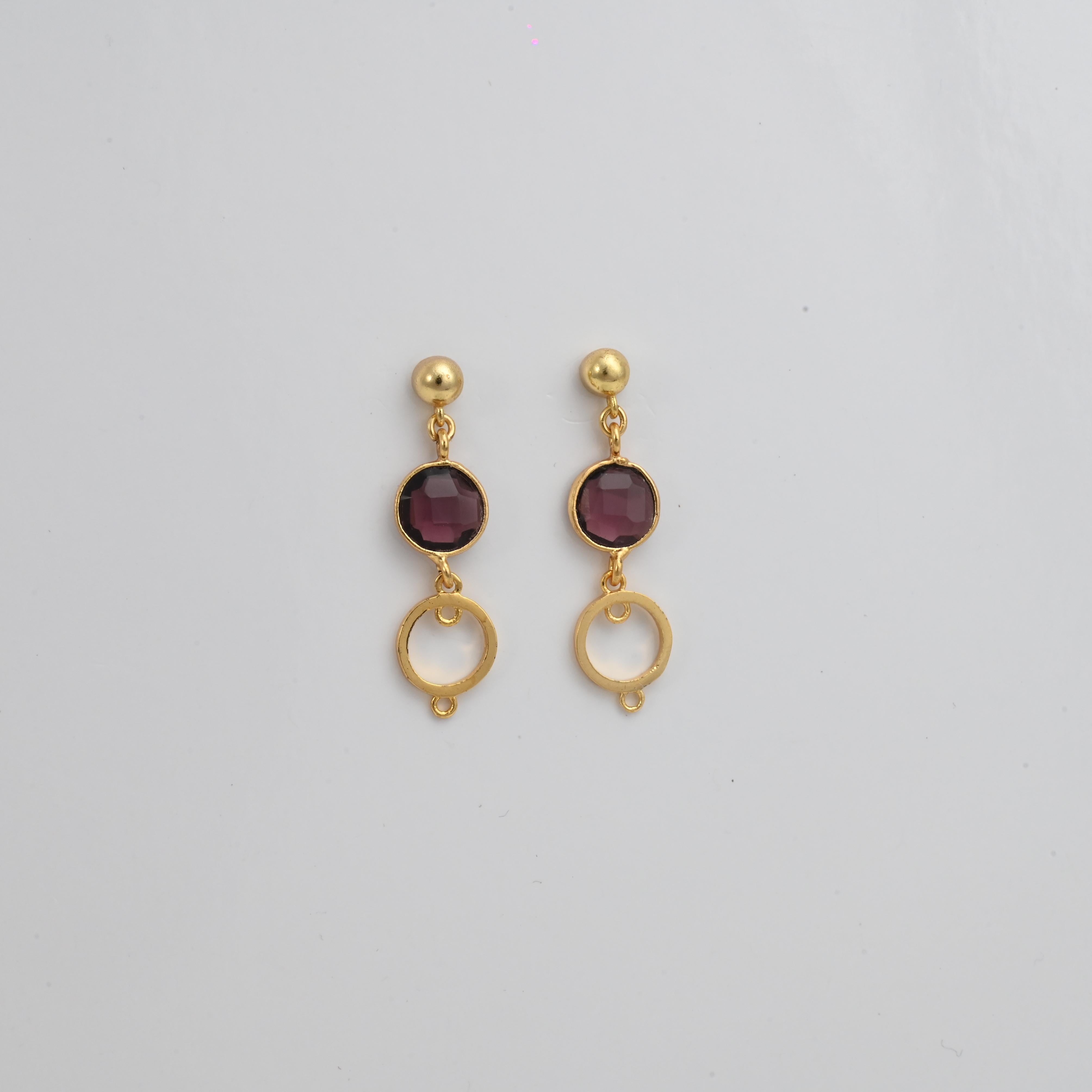 June Amethyst Earrings