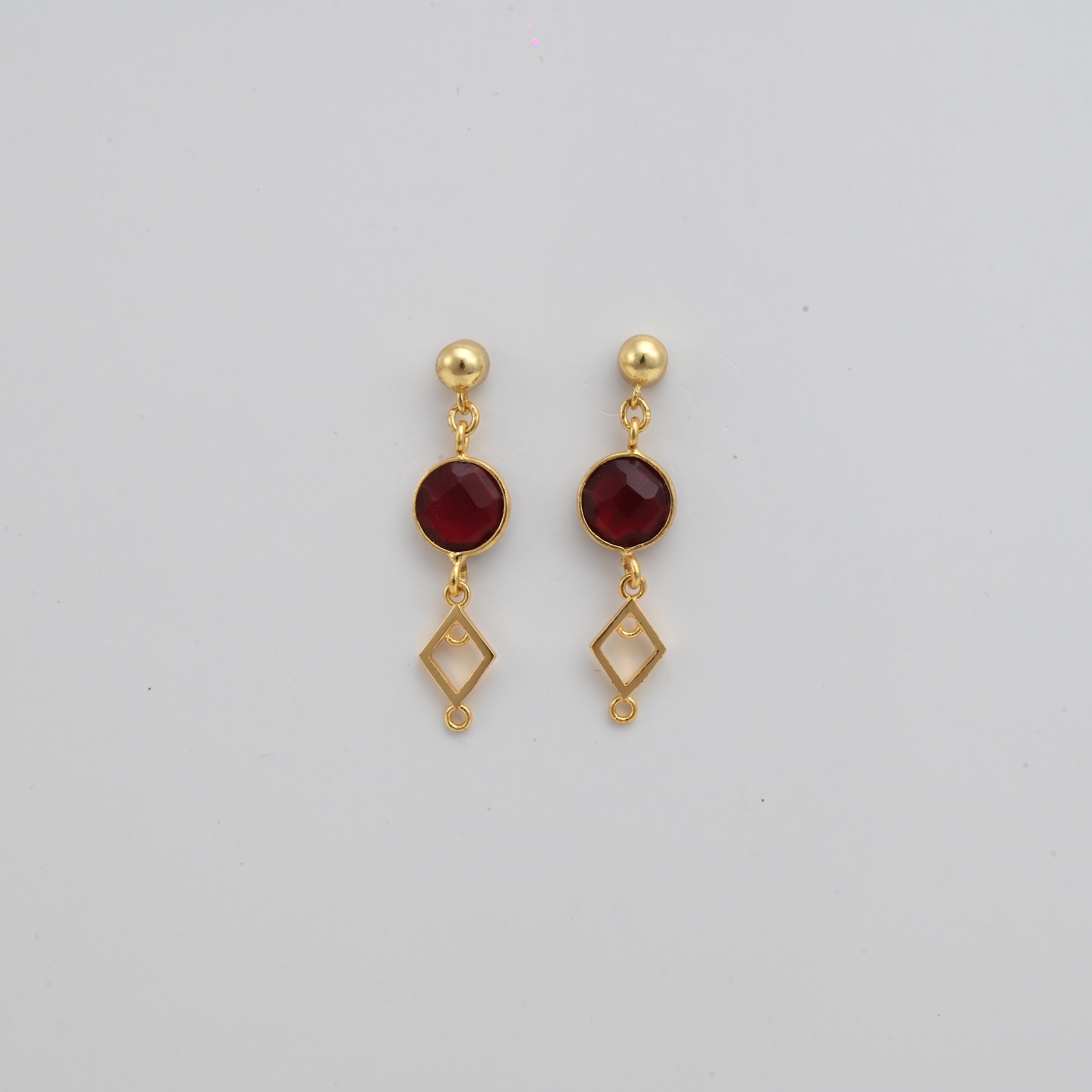 Ruby Golden Danglers