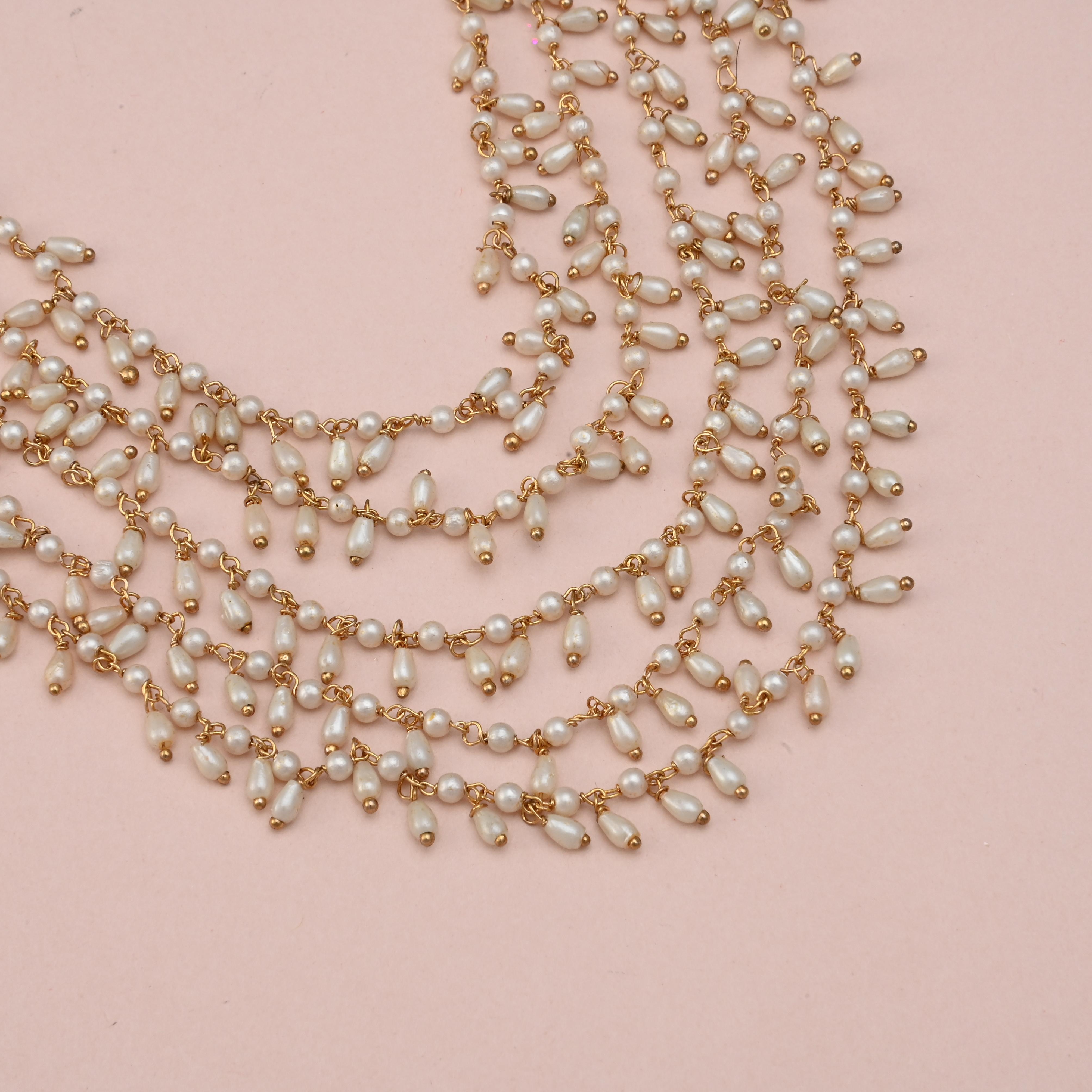 Nakshi Layered Pearl Necklace