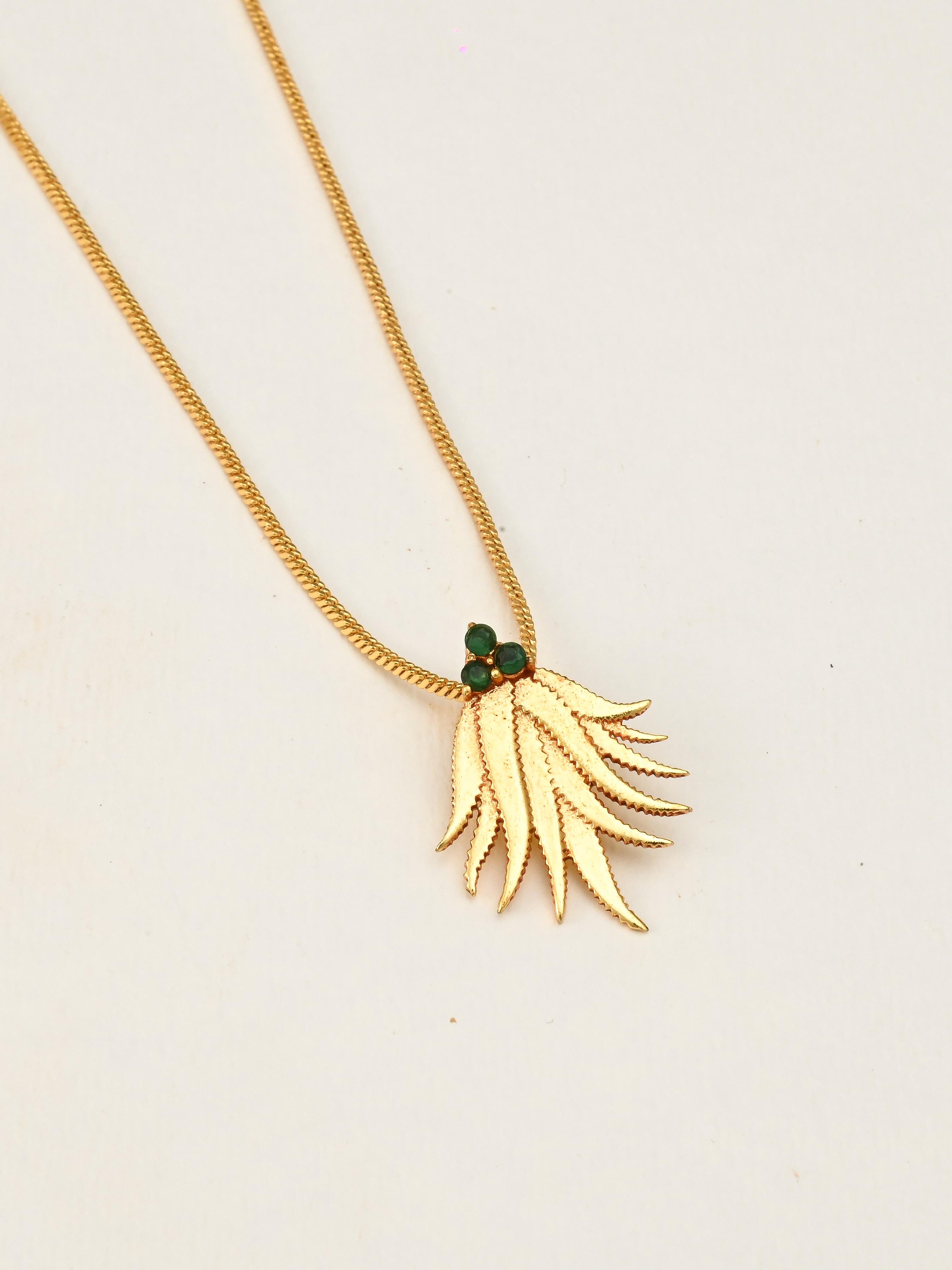 Aloe Vera Pendant Necklace