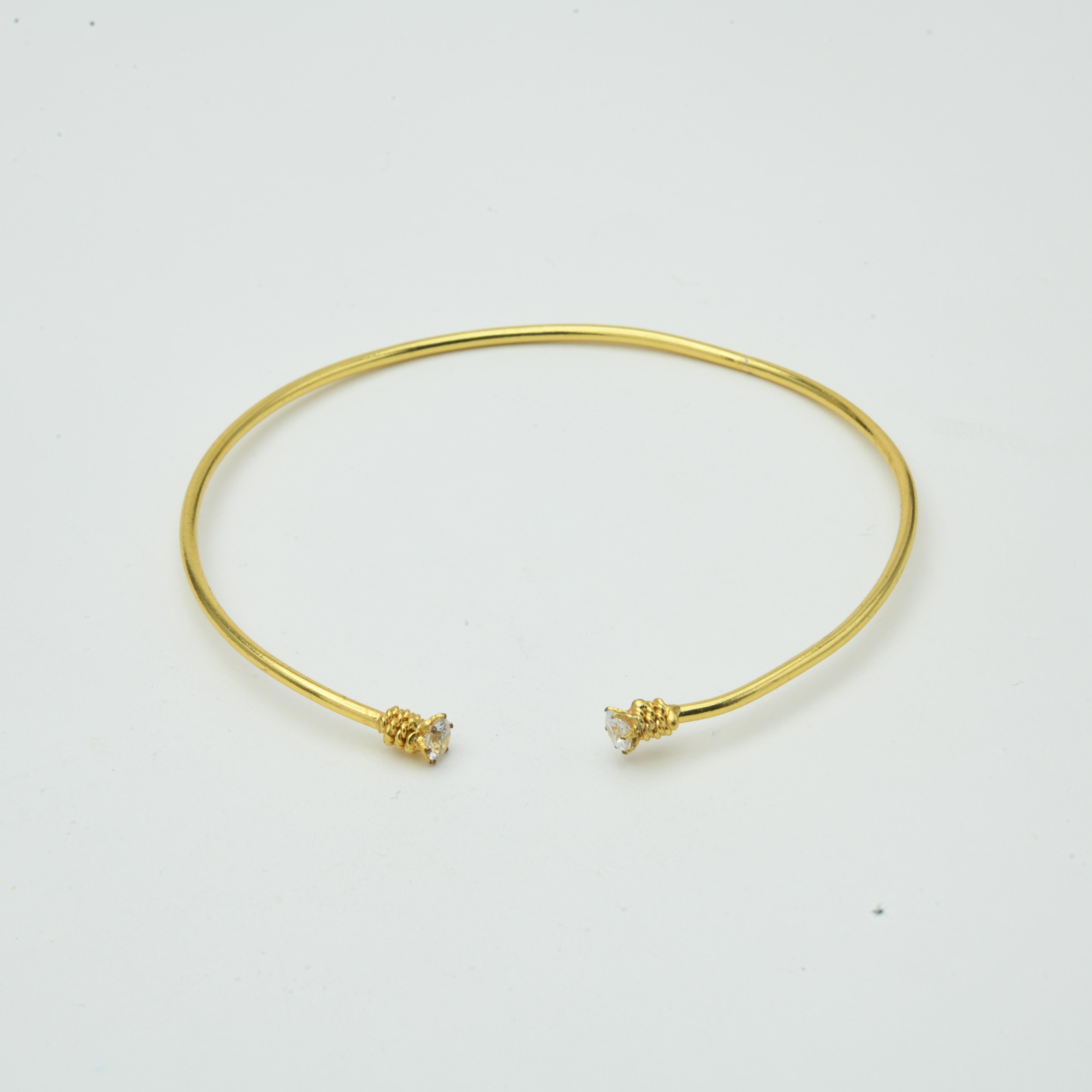 The Stone Armlet - Gold Polish