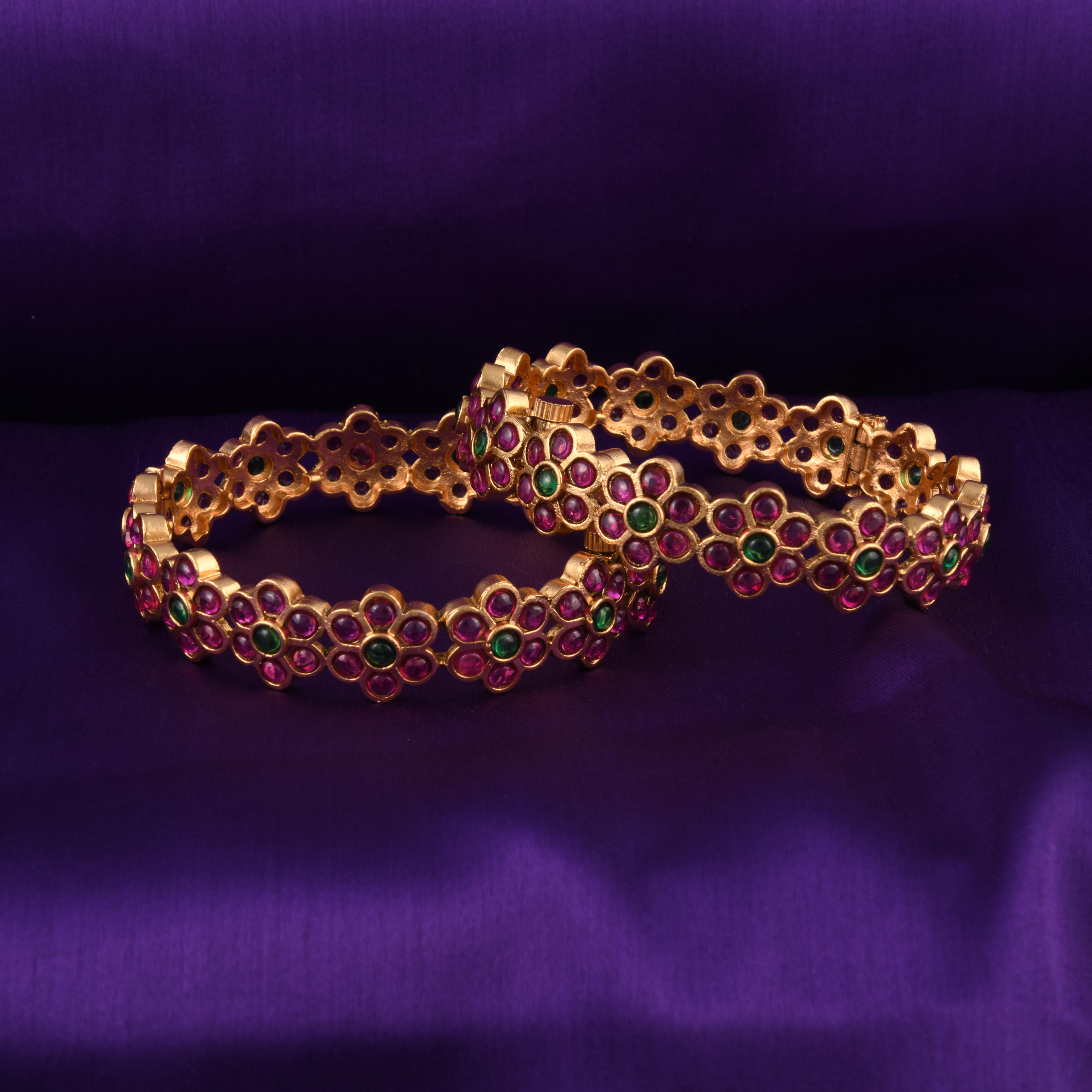 Sarsi Kemp Stone Bangles