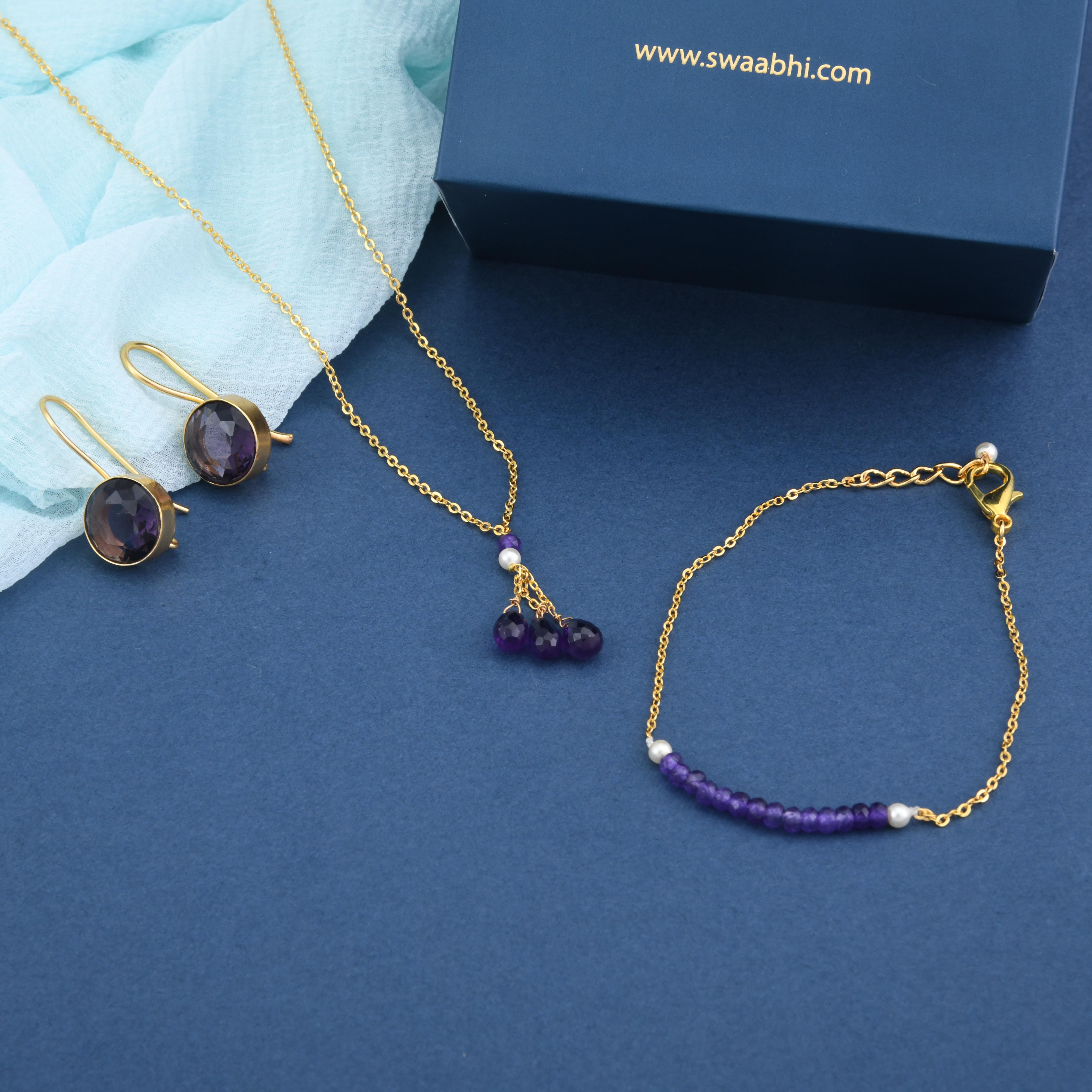 Dainty Tassel Necklace Set