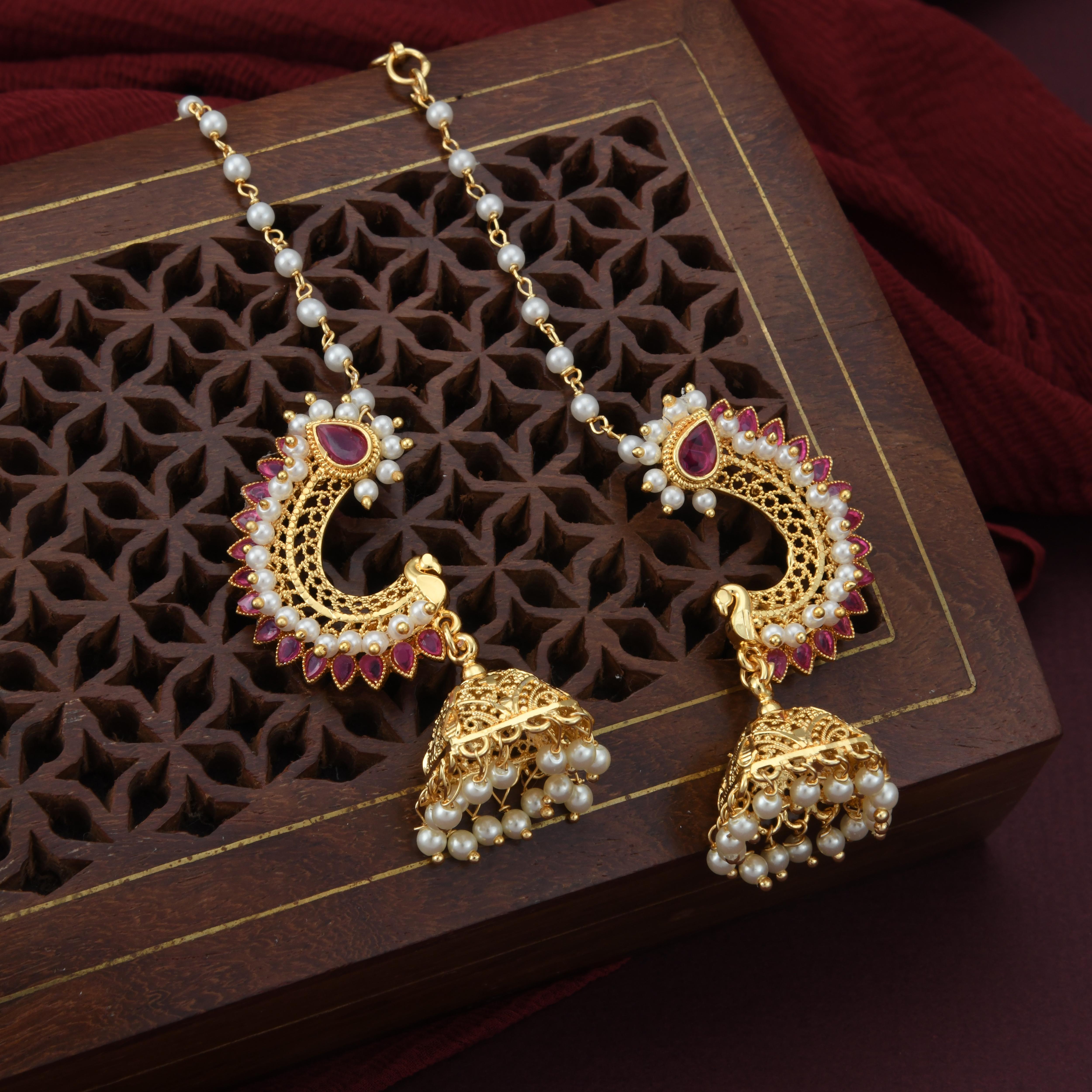 Maharashtrian Pearls Ear Cuff
