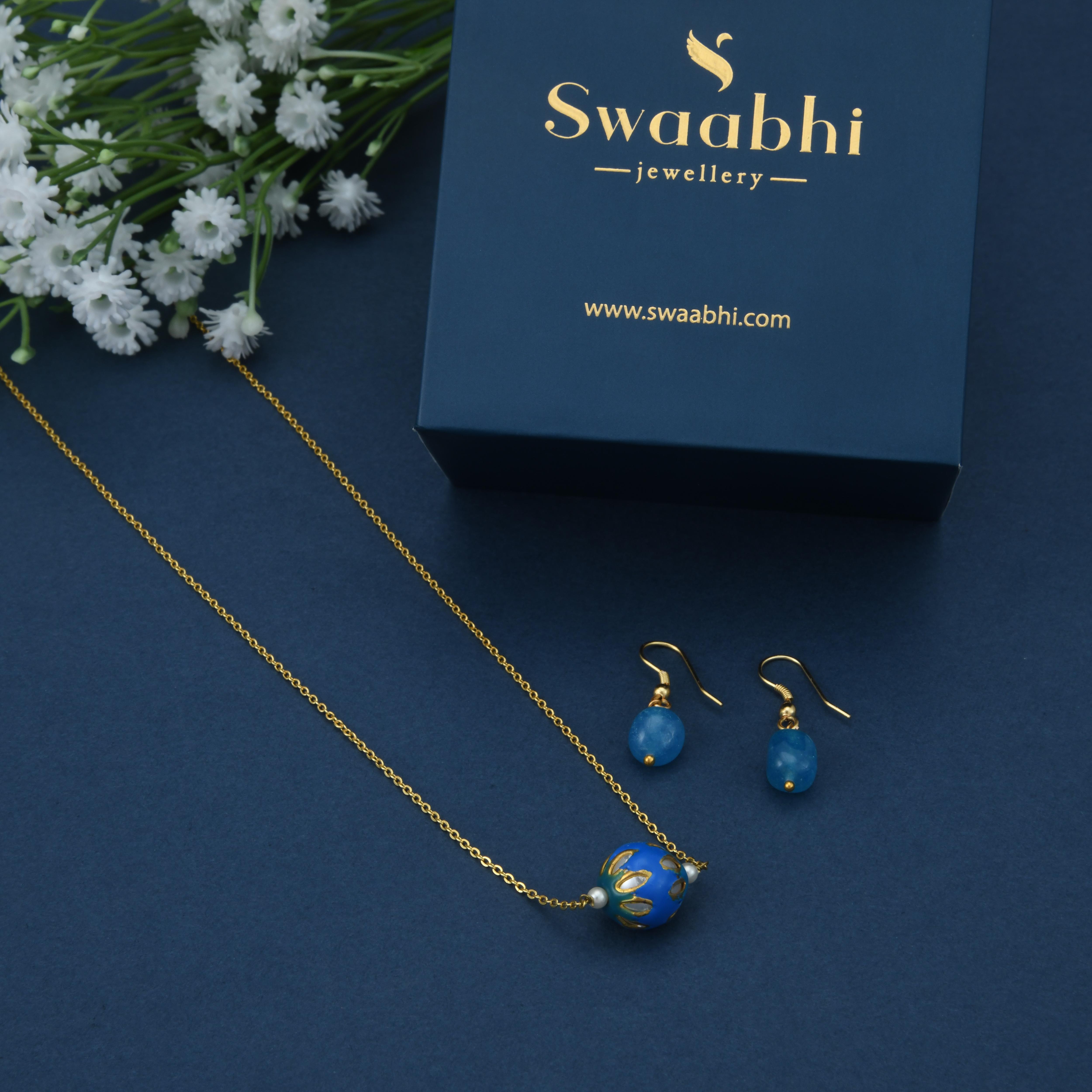 Pehel Meena Bead Chain Necklace