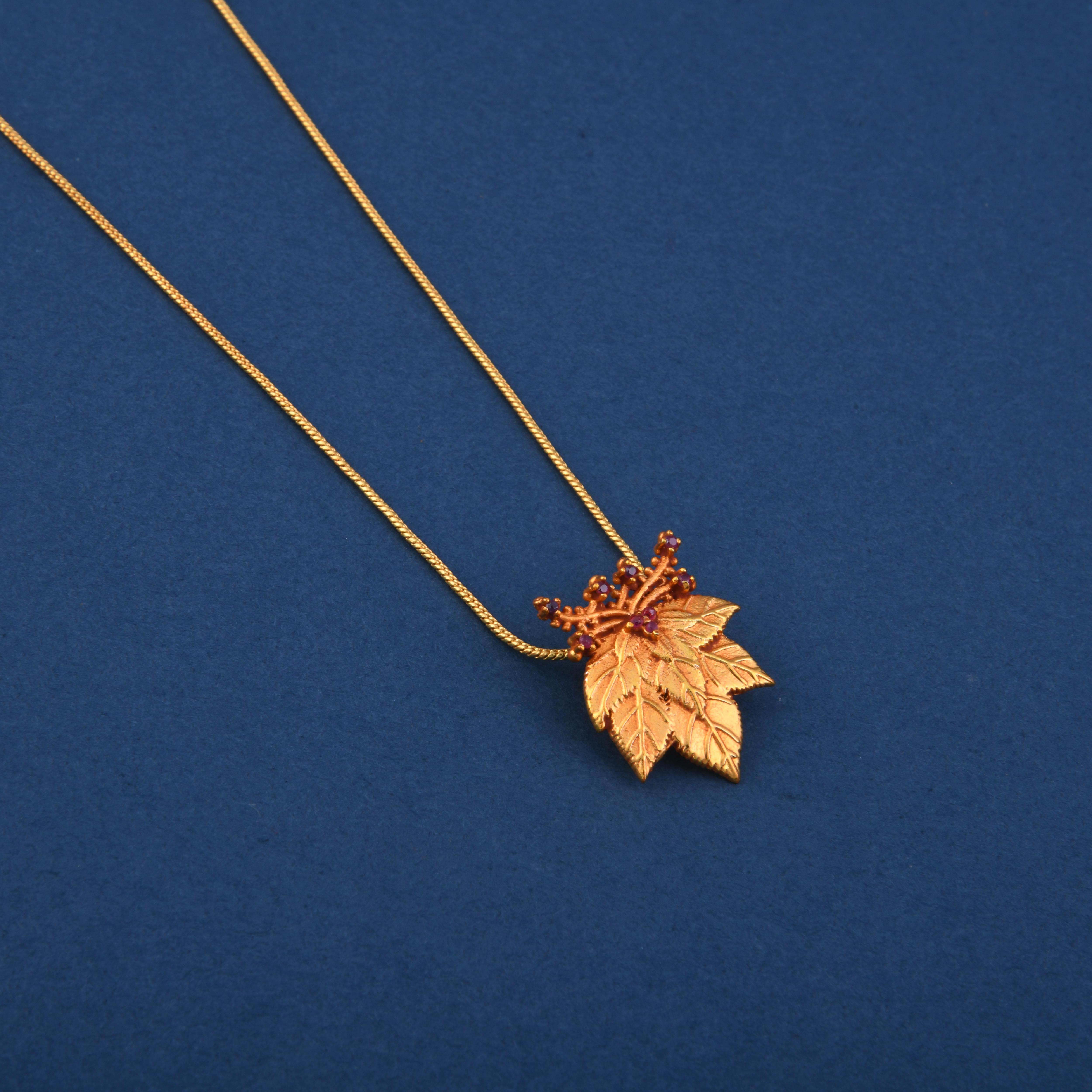 Tulsi Pendant Necklace