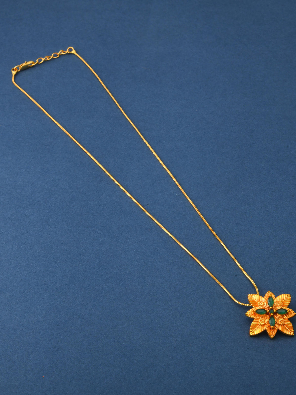 Mint Leaf Pendant Necklace