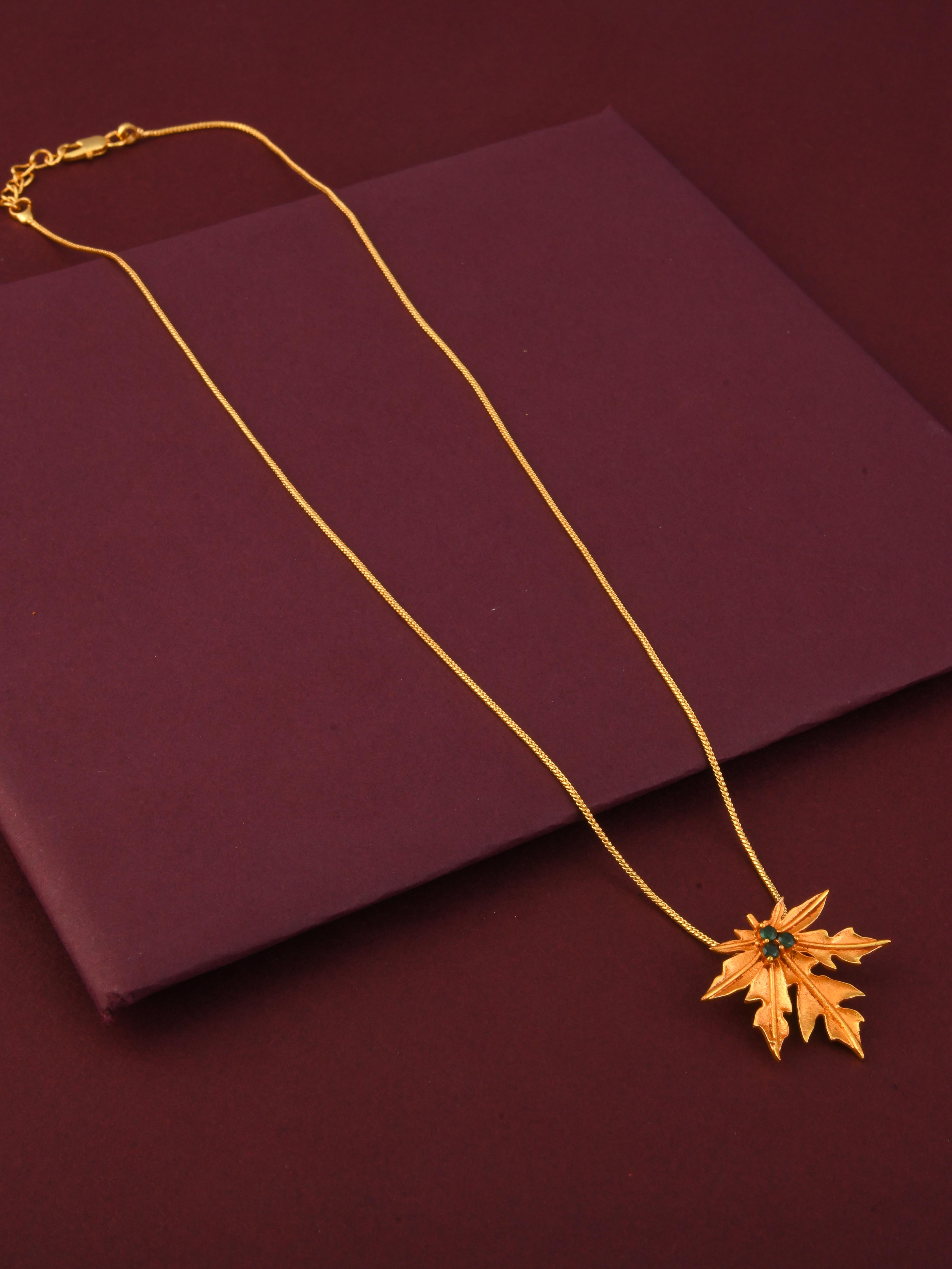 Papaya Pendant Necklace