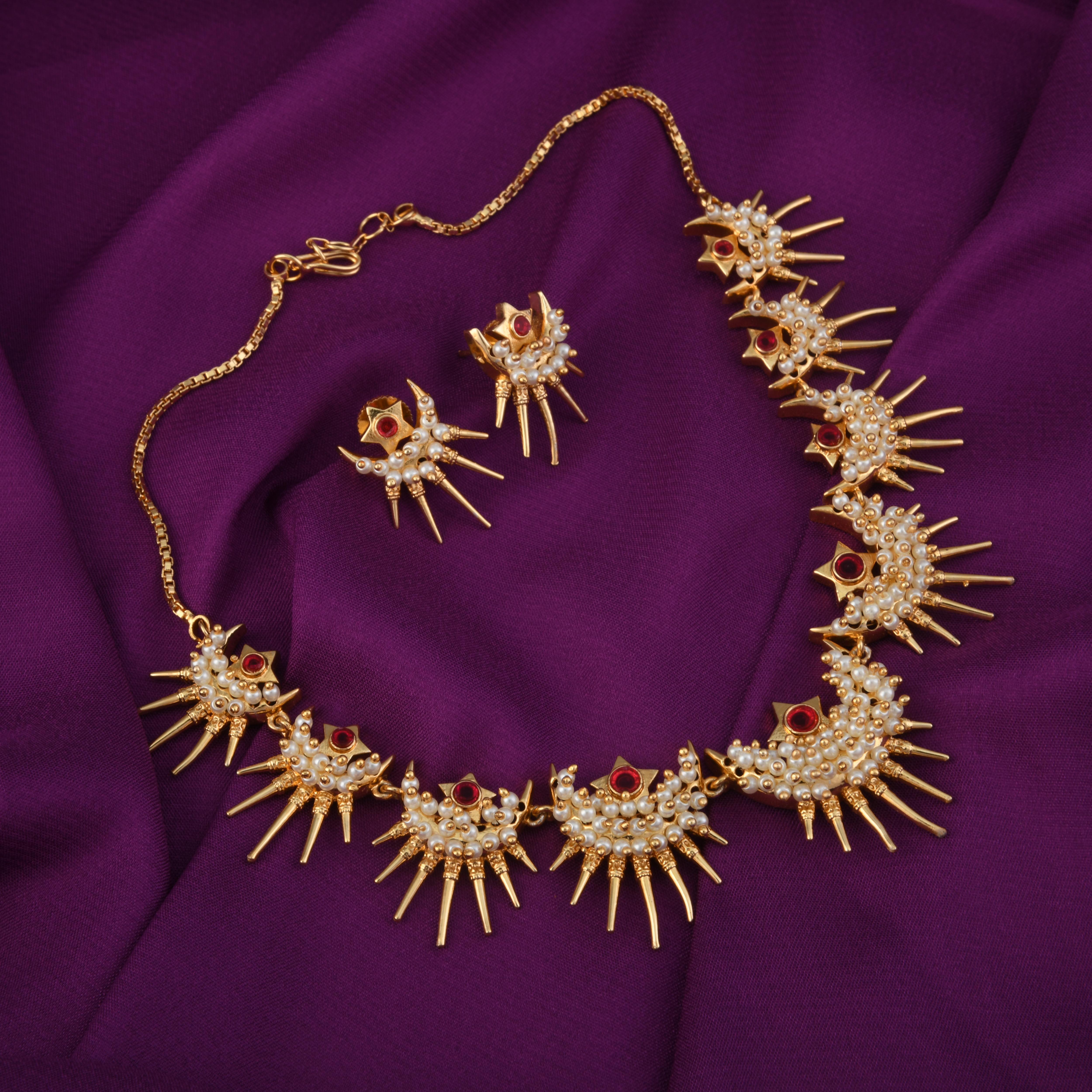 Pearl Chandrakor Choker