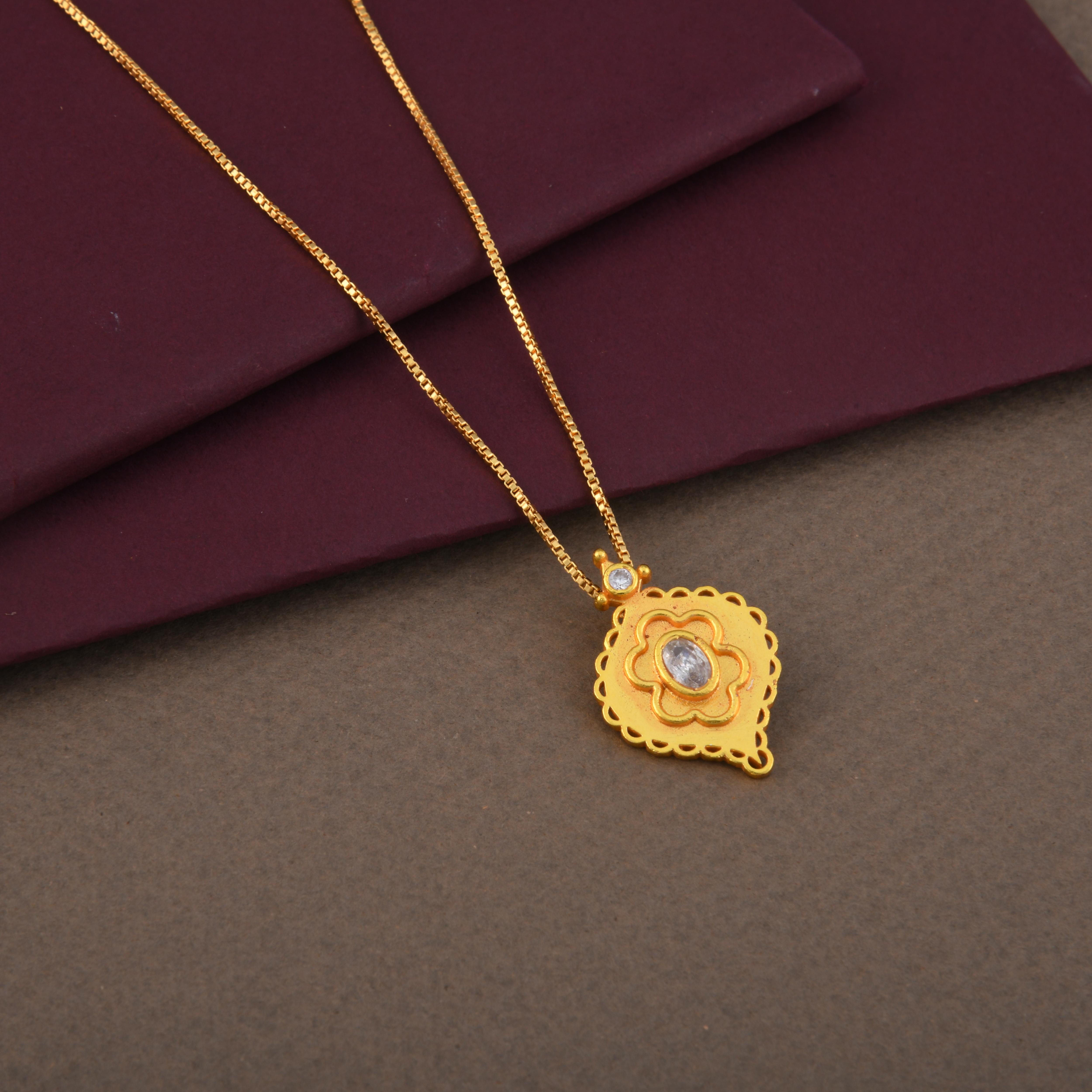 Pushpam Pendant Necklace