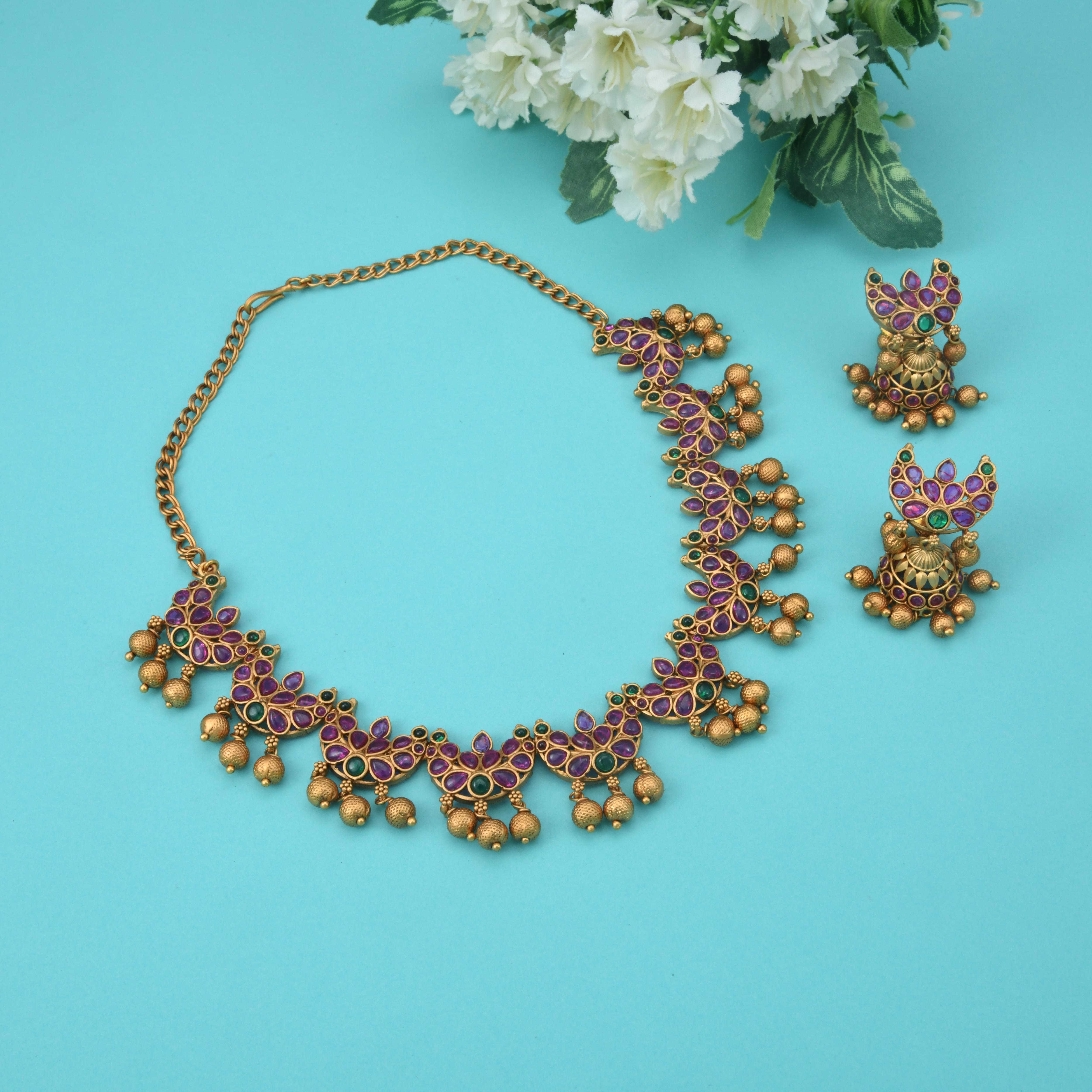 Tanishka Temple Necklace