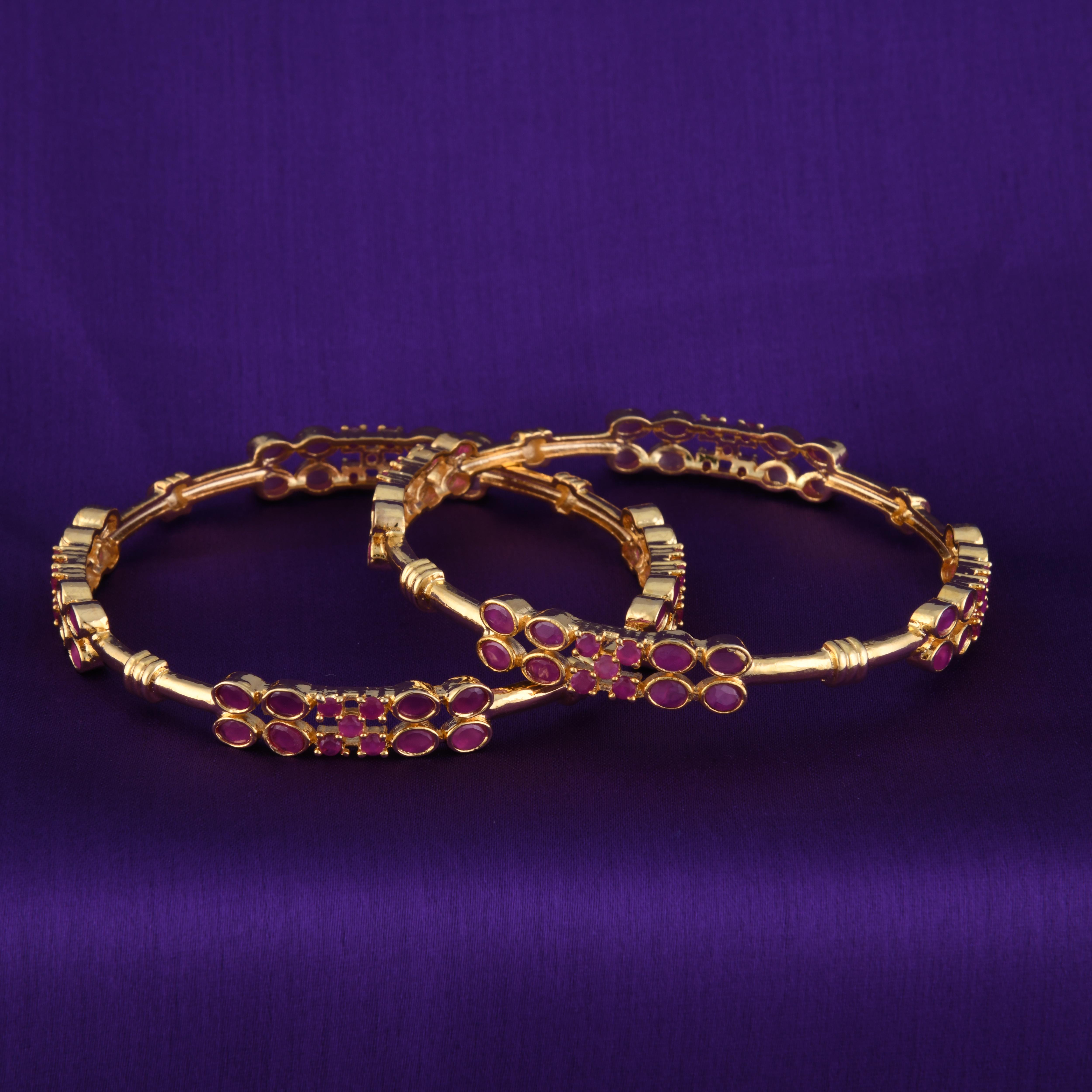 Mahima Golden Bangles