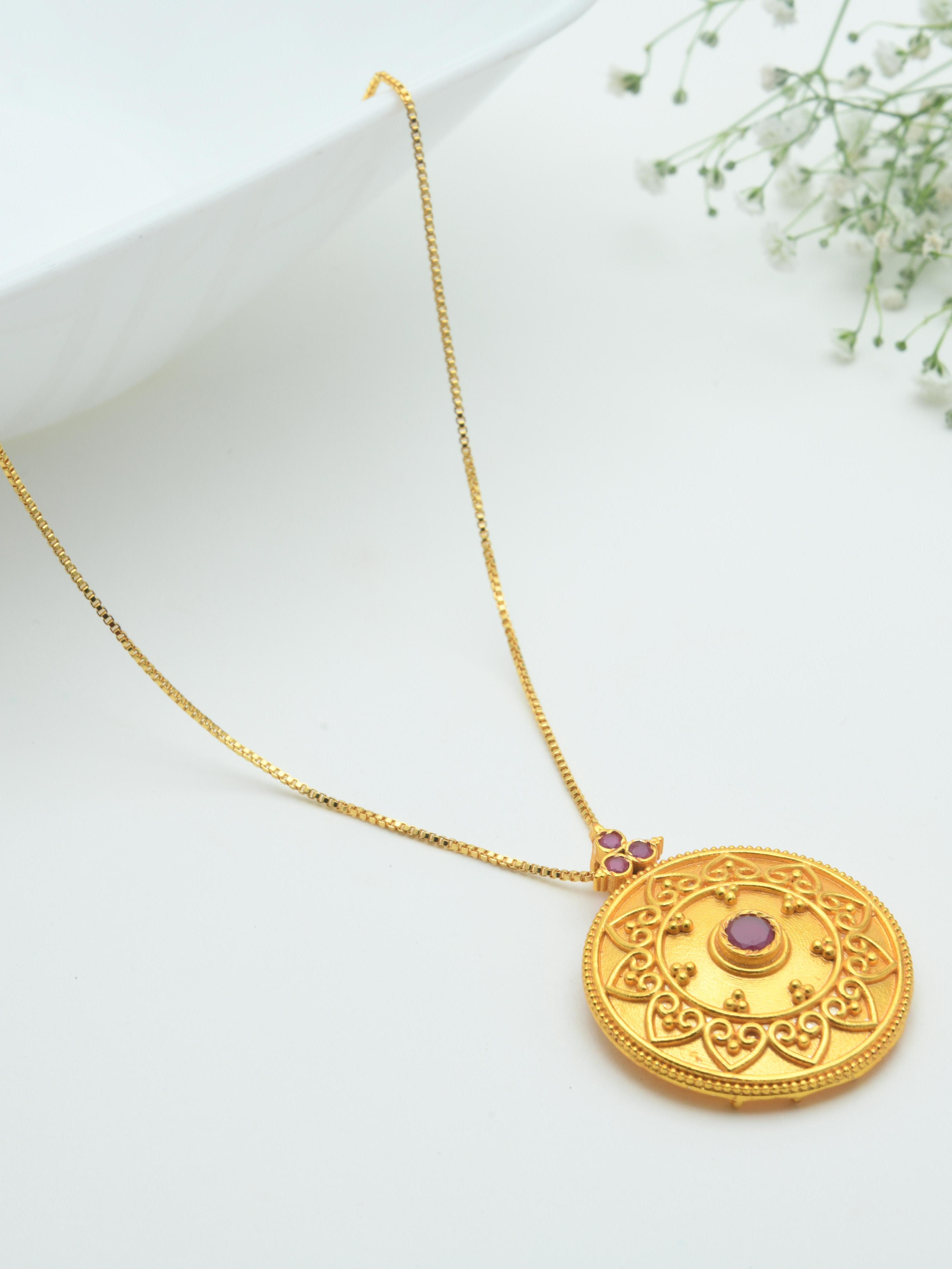Mandalam Pendant Necklace
