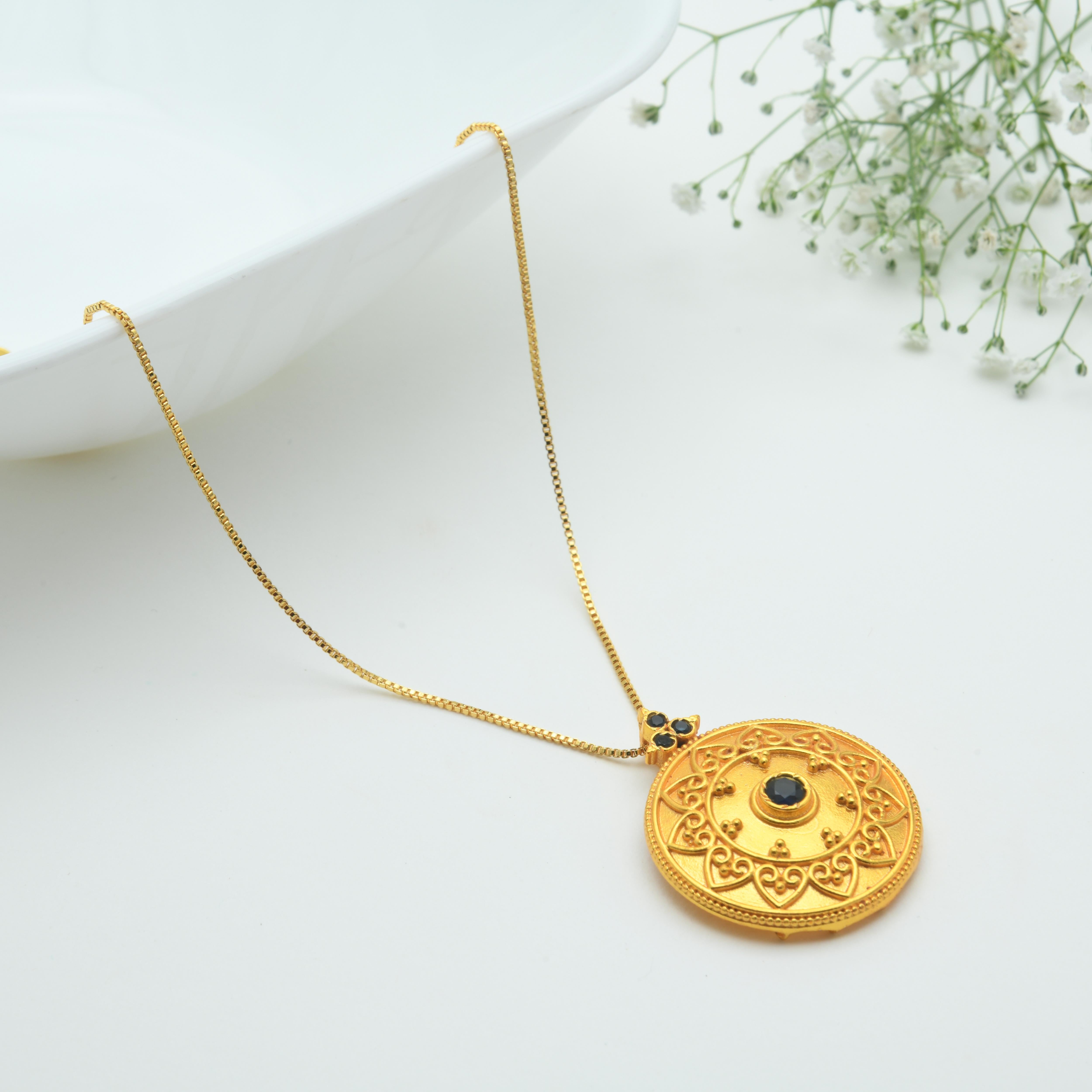 Mandalam Pendant Necklace