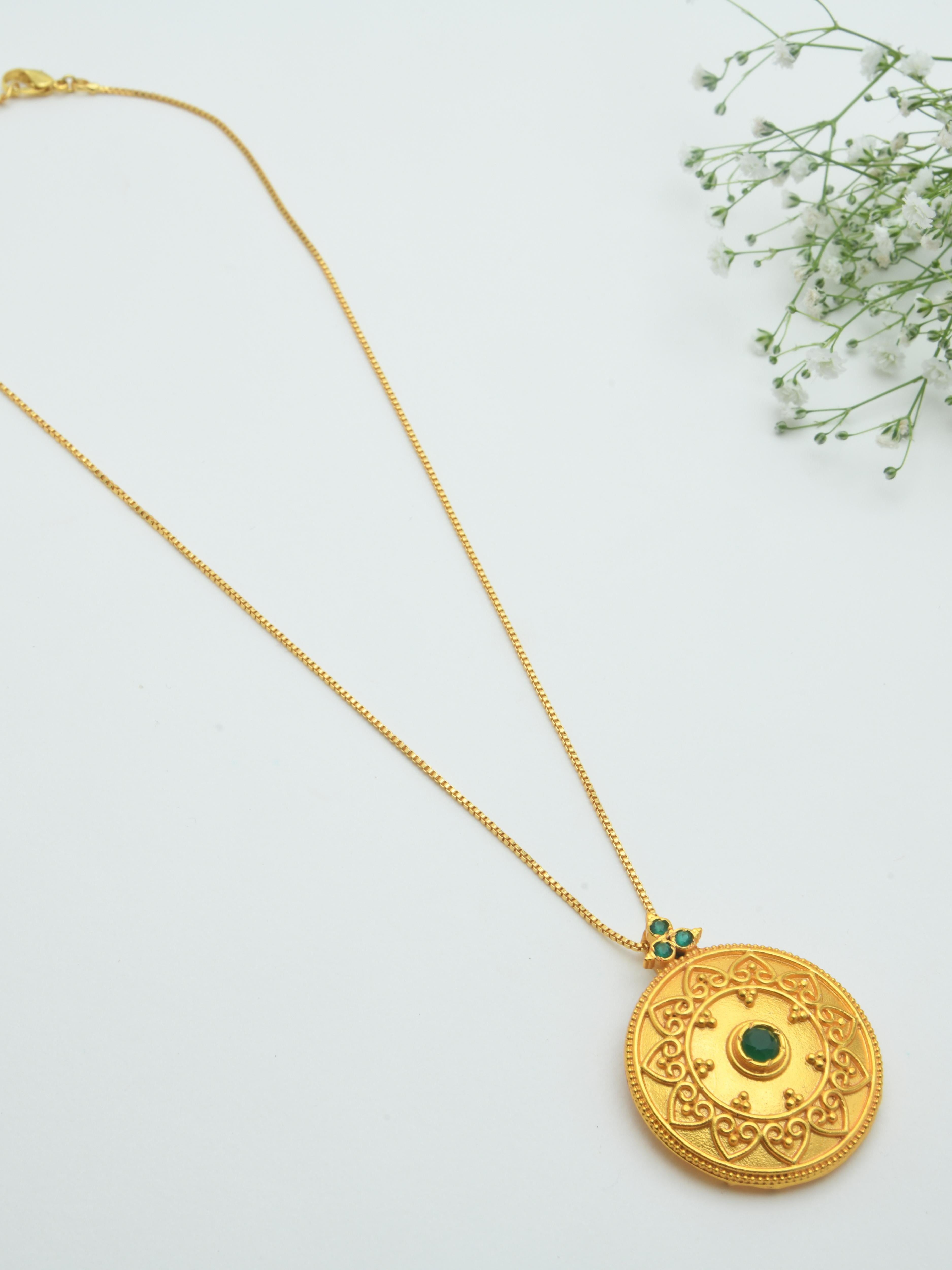 Mandalam Pendant Necklace