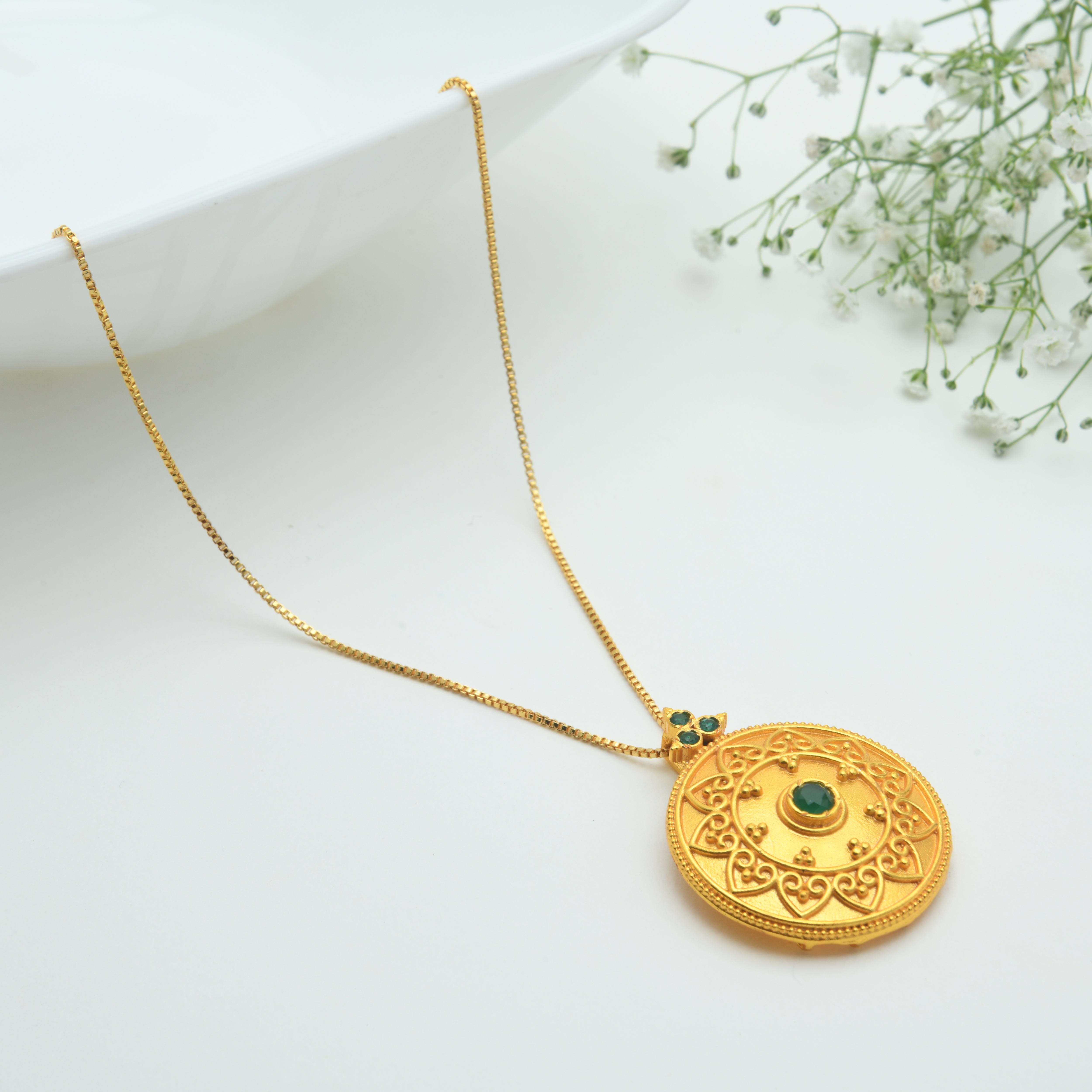 Mandalam Pendant Necklace