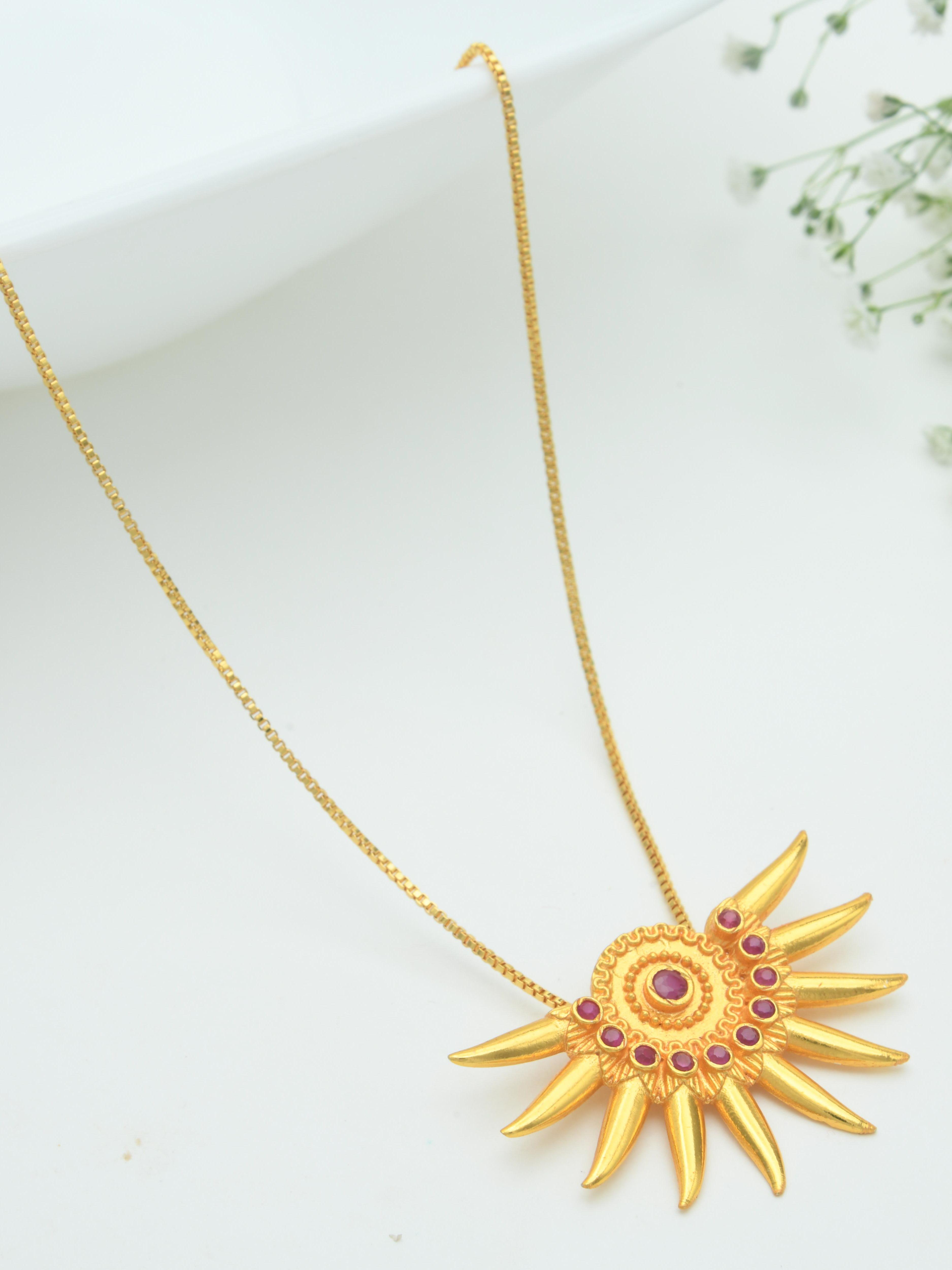 Surya Pendant Necklace