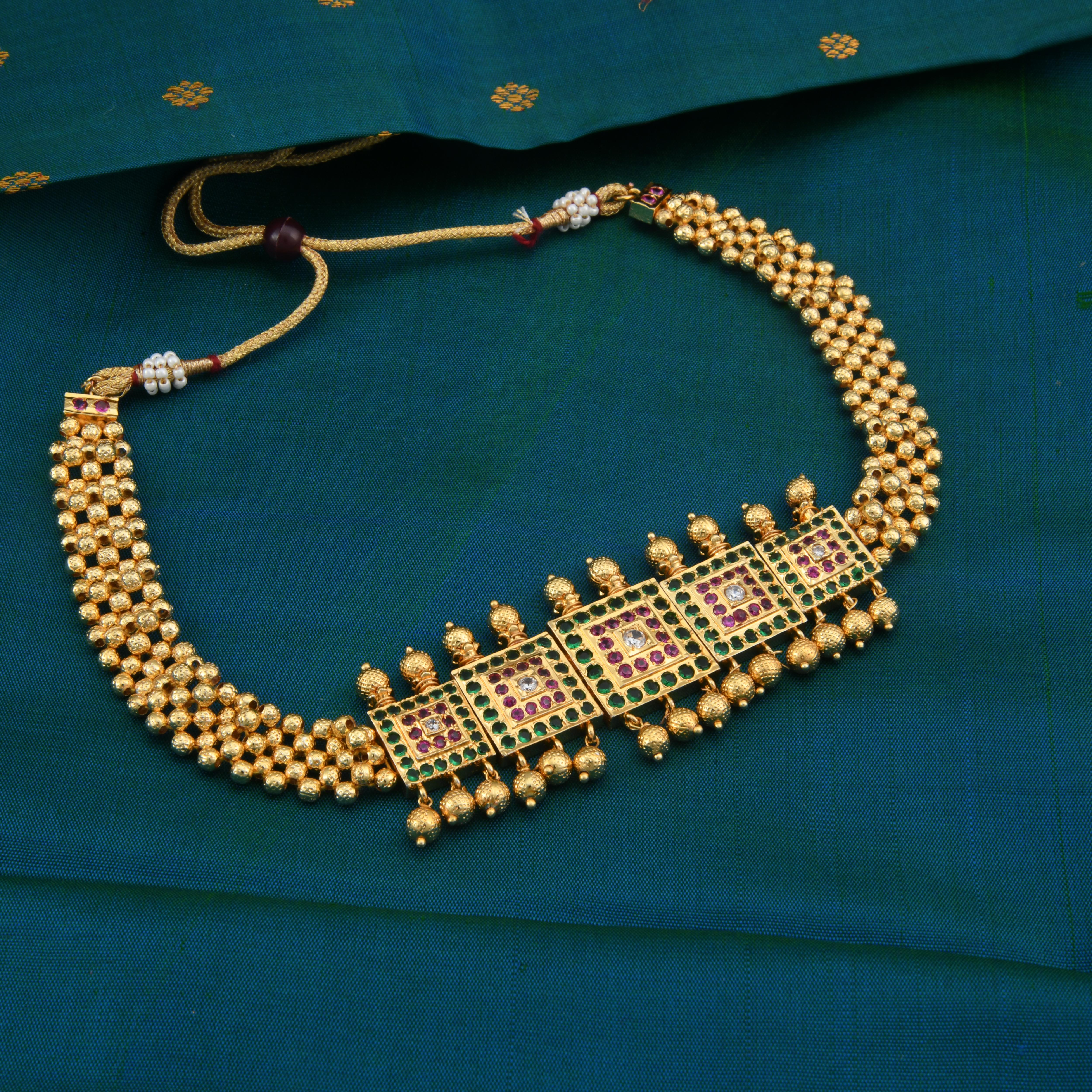 Rajasi Square Choker Necklace