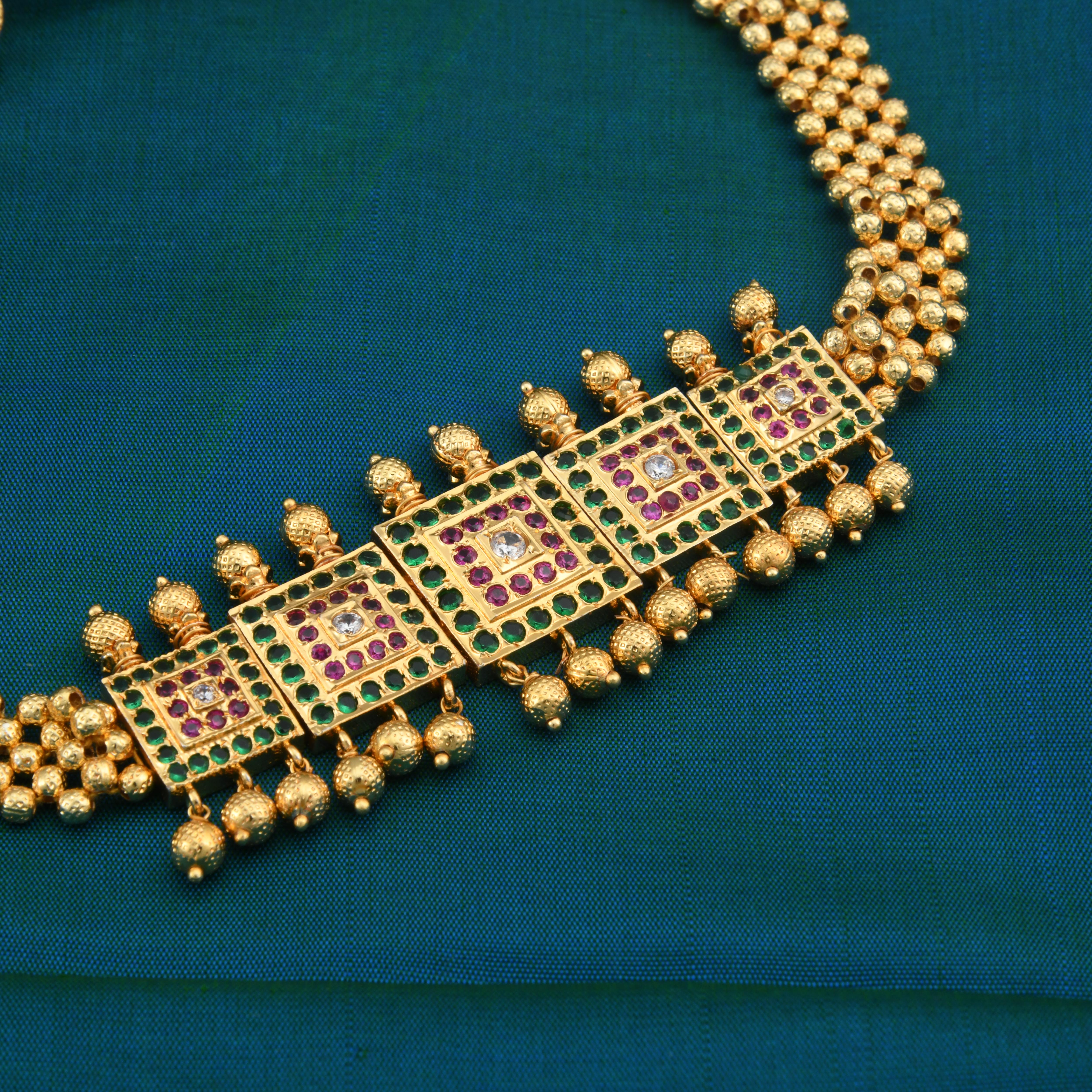 Rajasi Square Choker Necklace