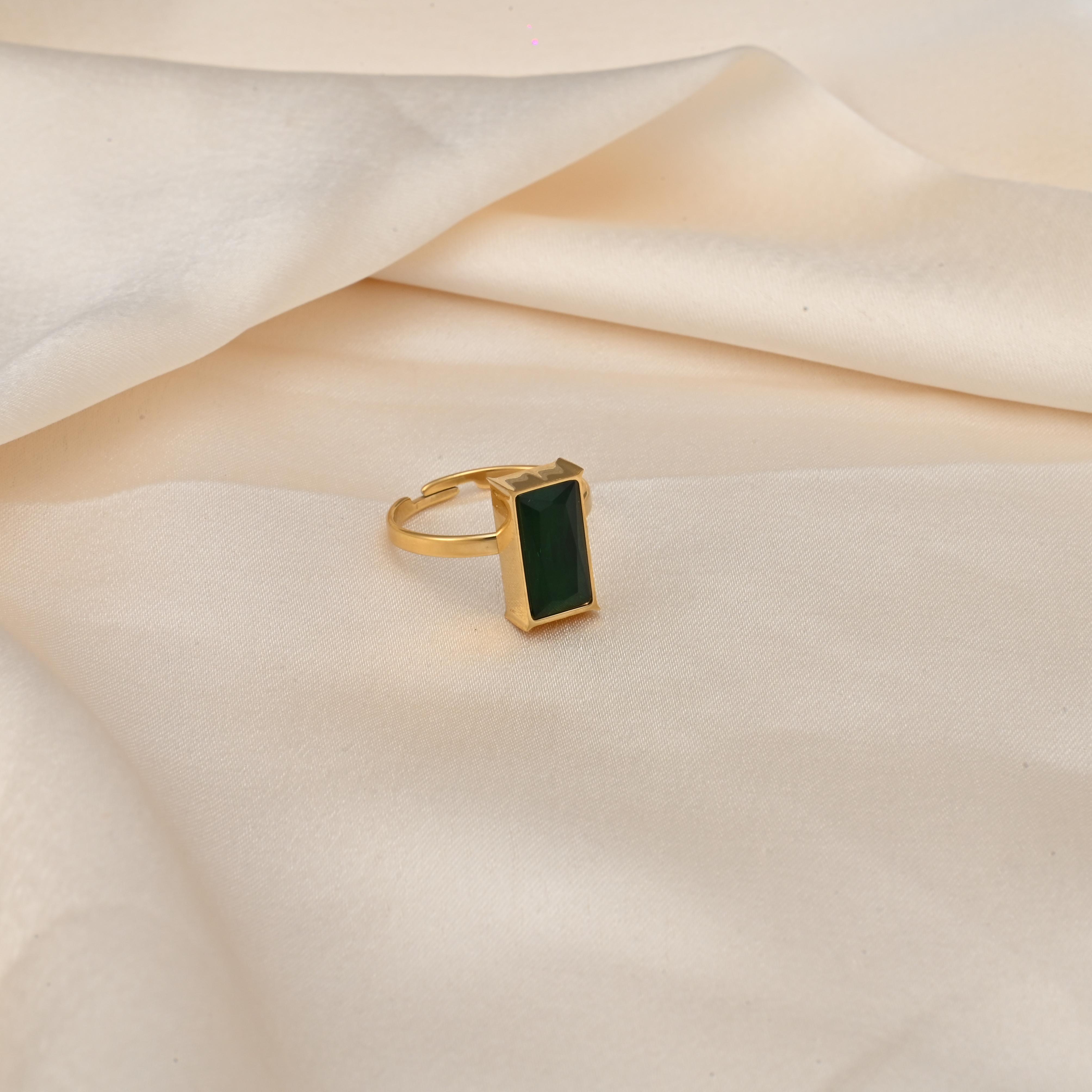 Emerald Stone Ring