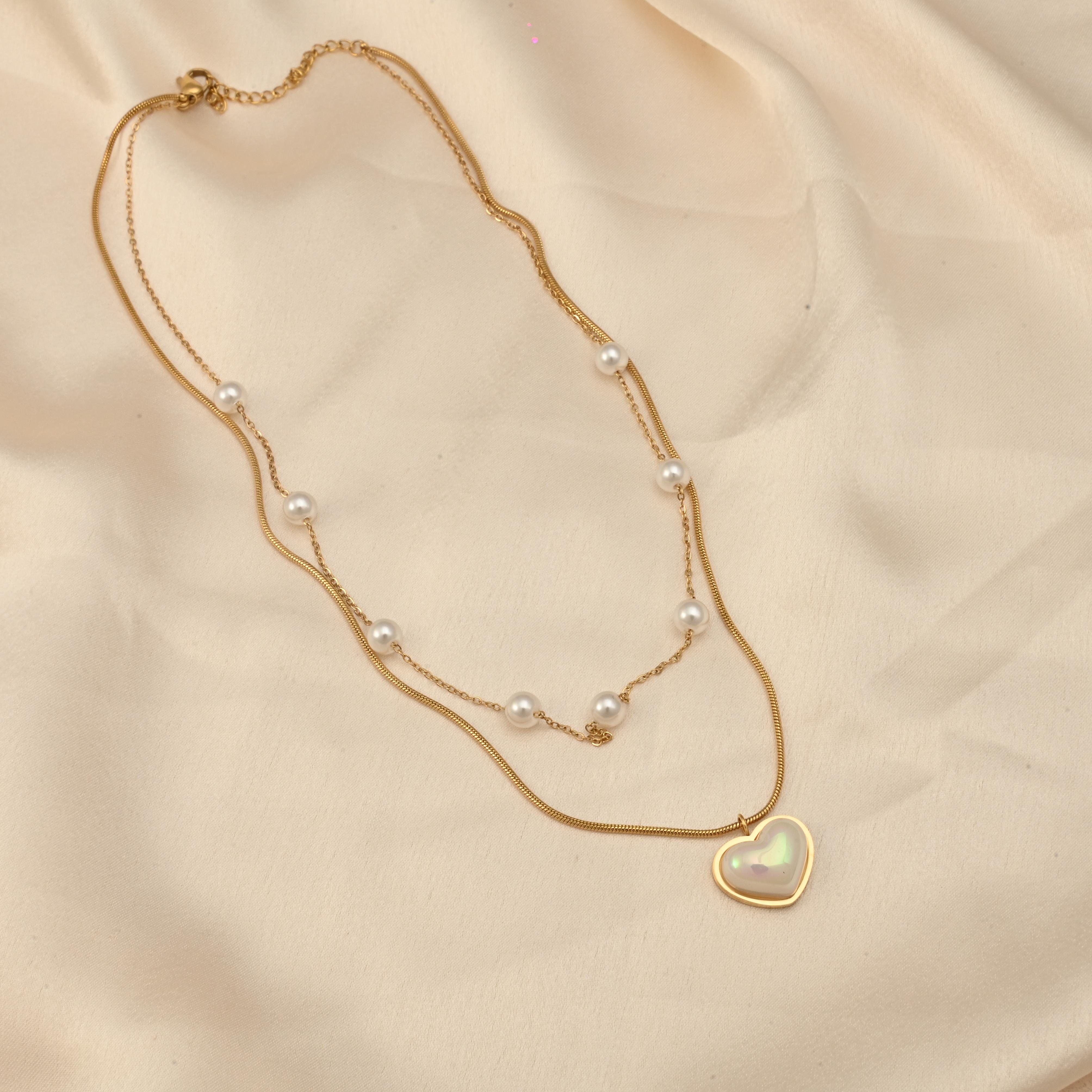 Dainty Pearl Layered Necklace
