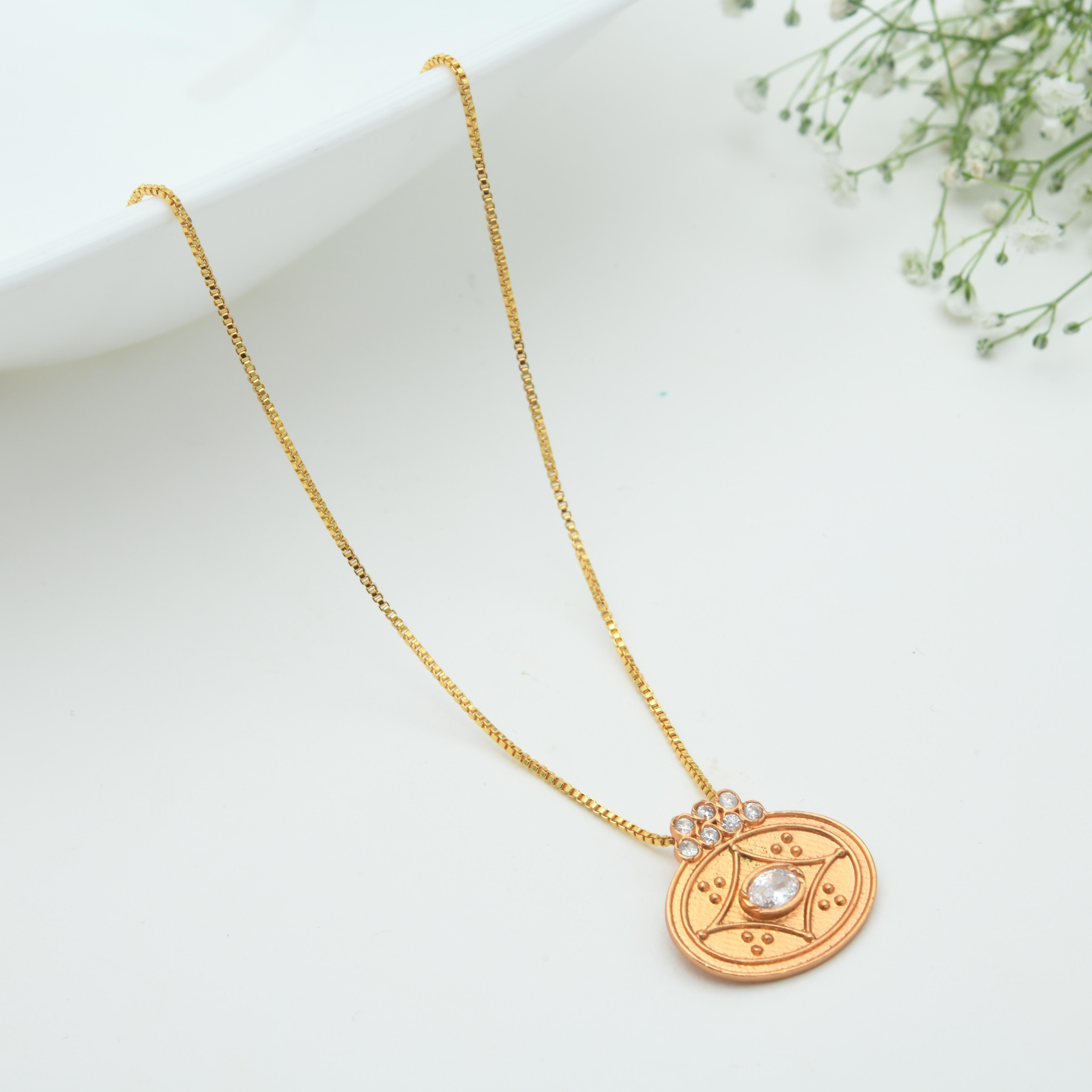 Kuncham Chain Pendant- Mandira Design