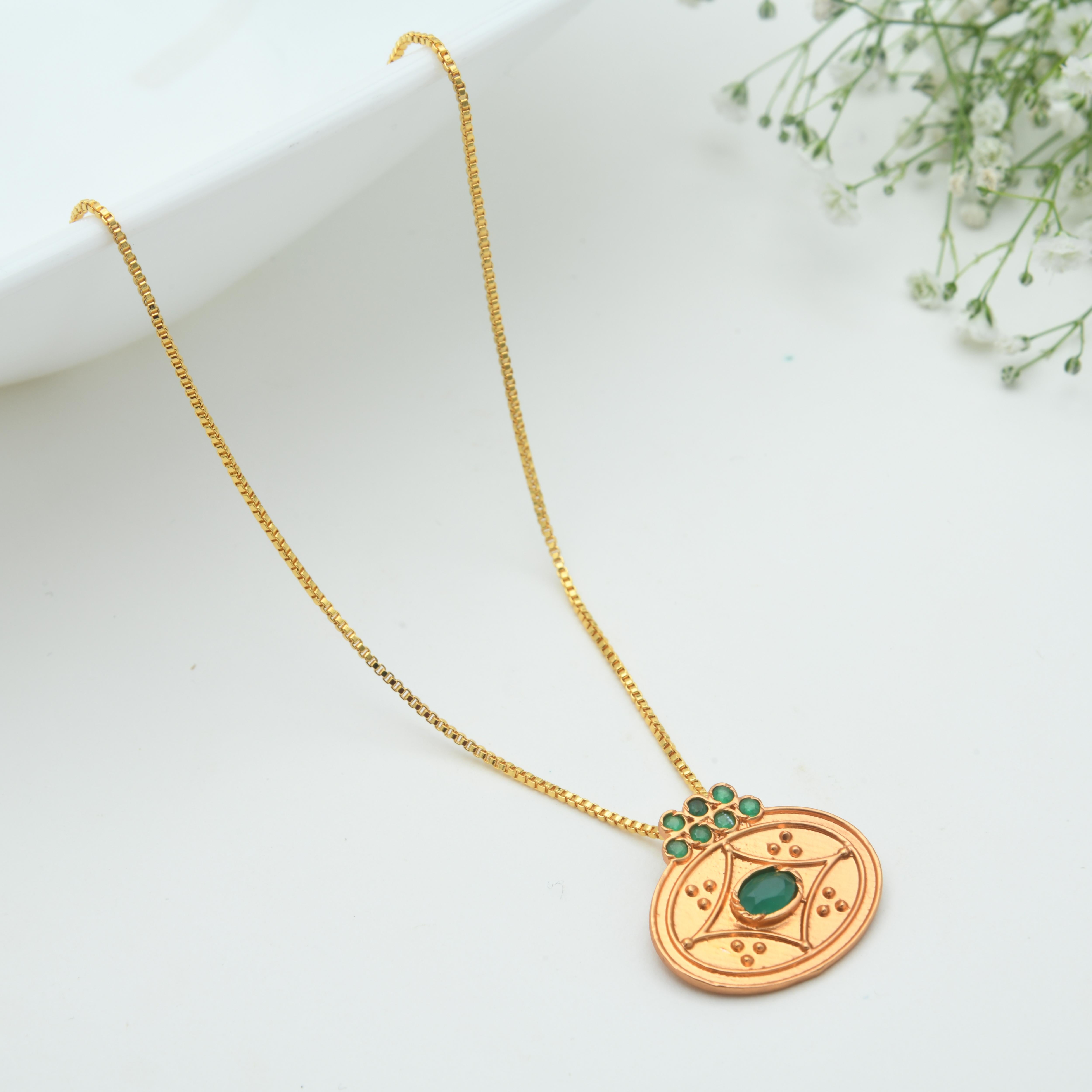 Kuncham Chain Pendant- Mandira Design