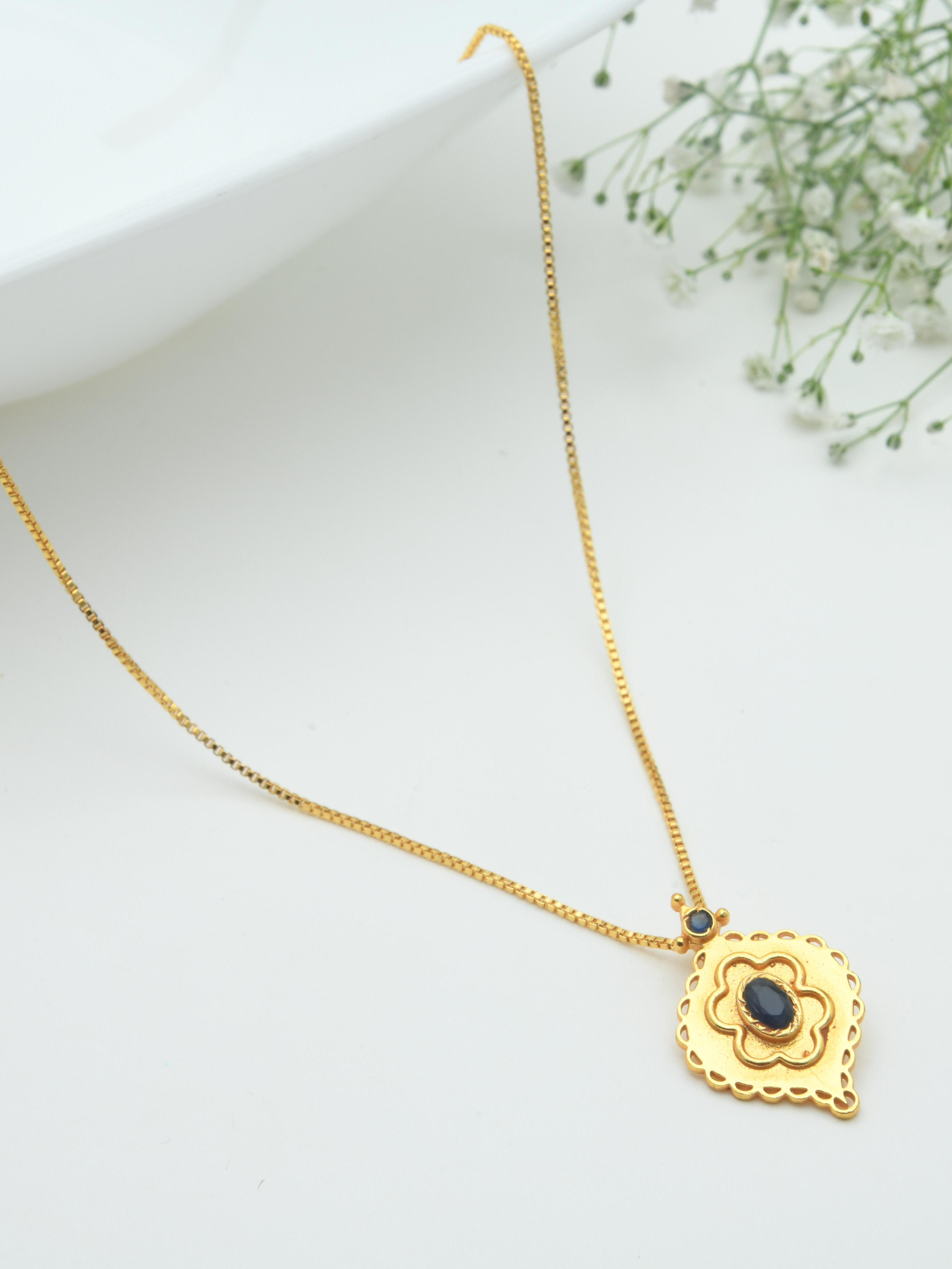 Pushpam Pendant Necklace