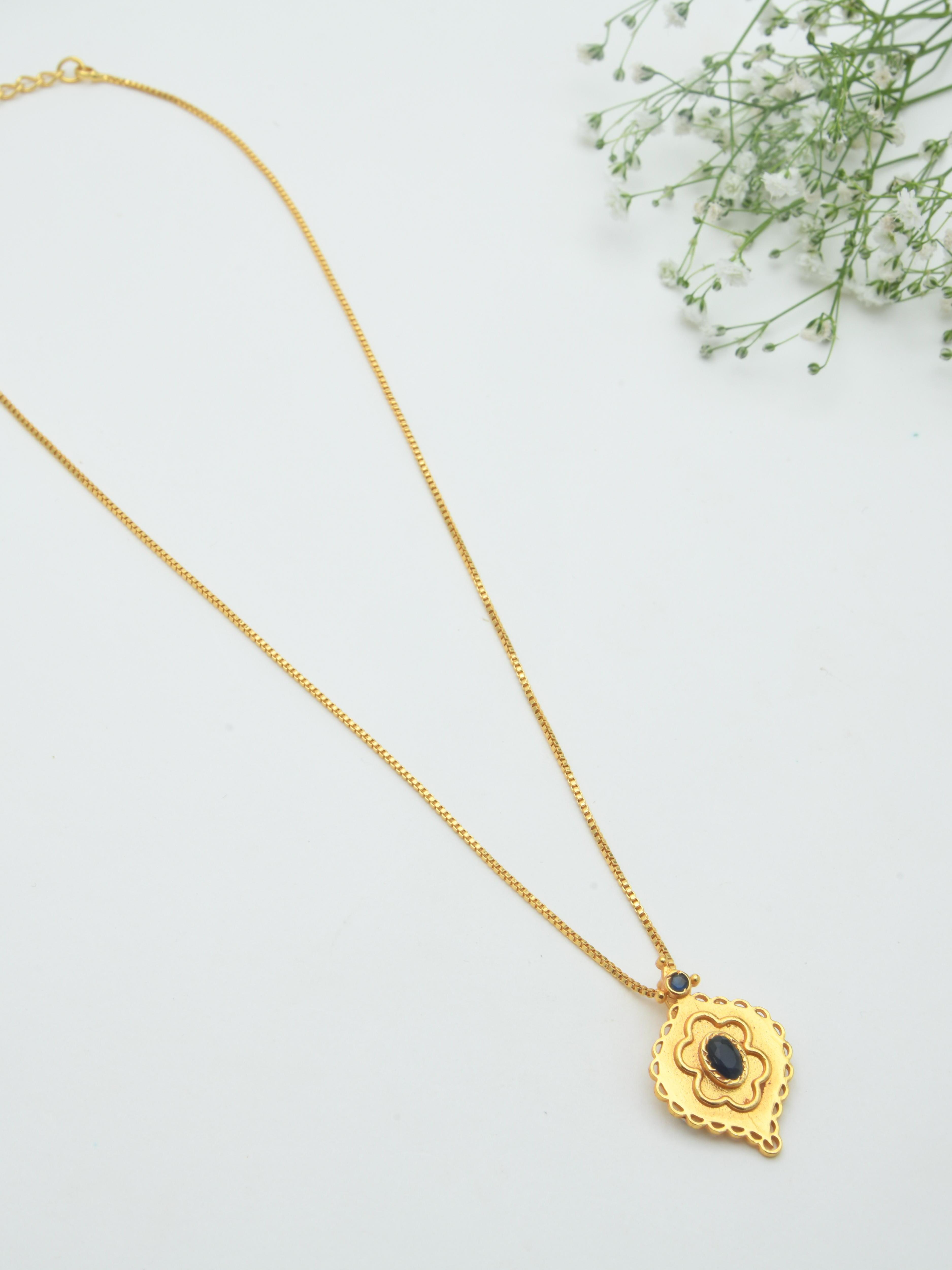Pushpam Pendant Necklace