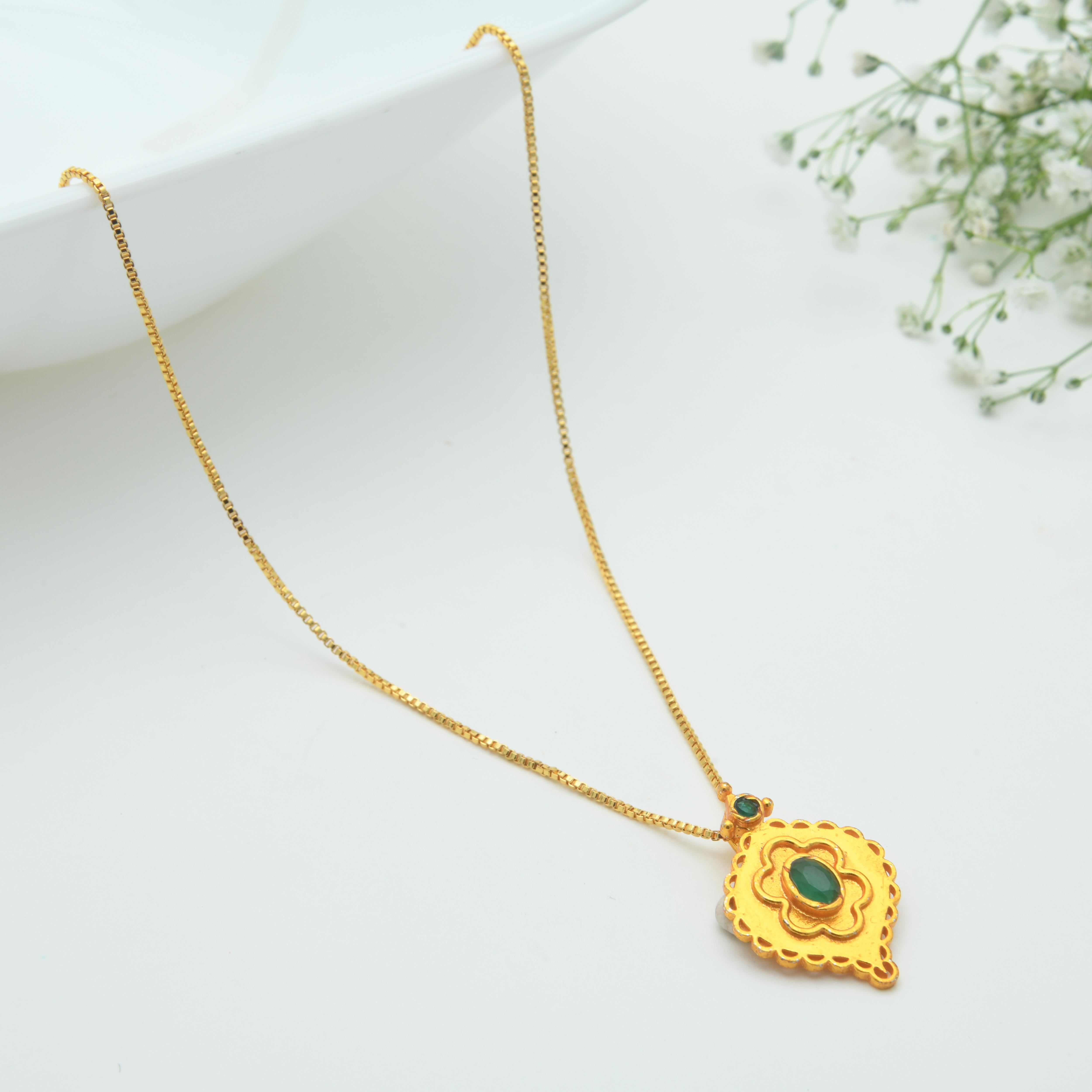 Pushpam Pendant Necklace