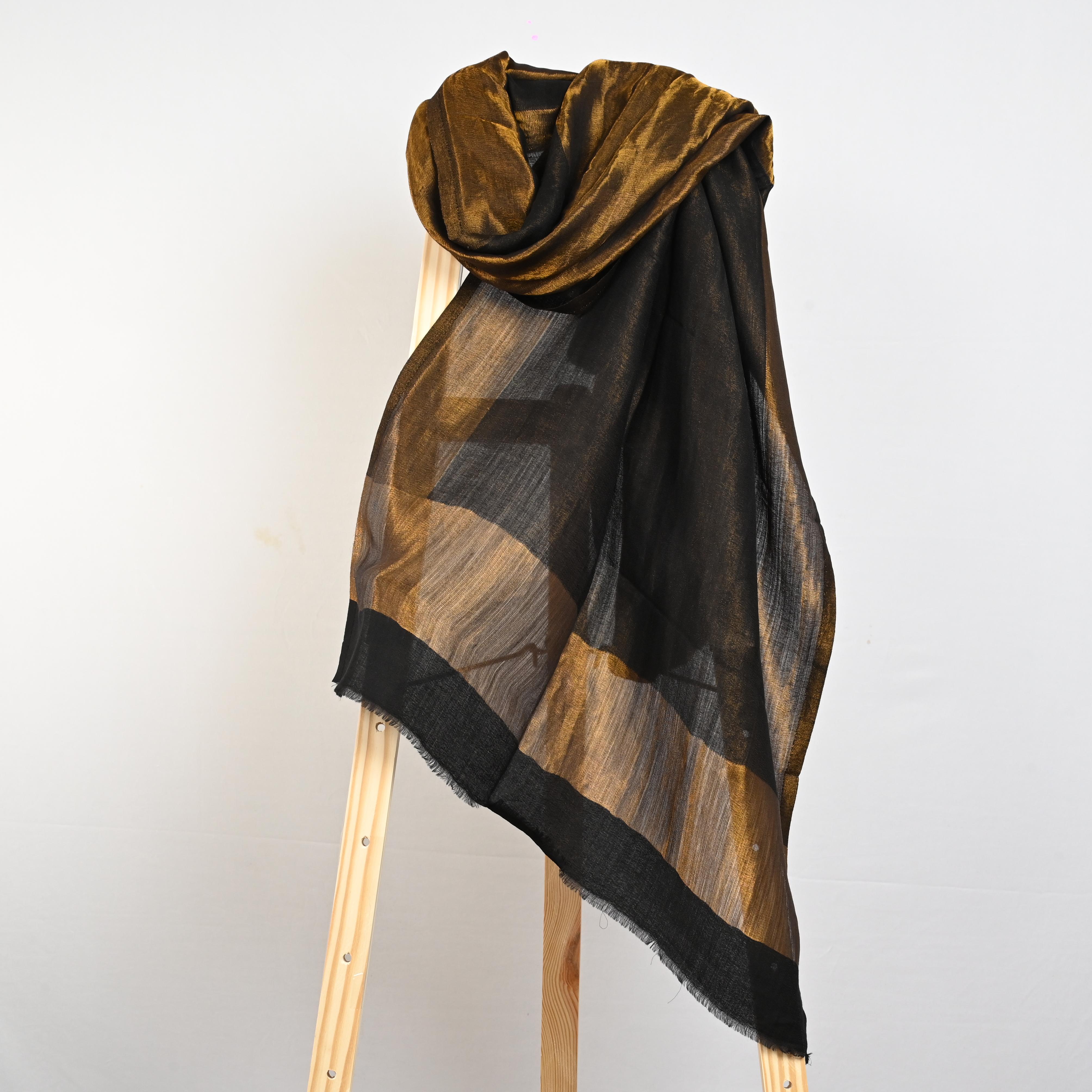 Fine Wool Zari Reversible Stole