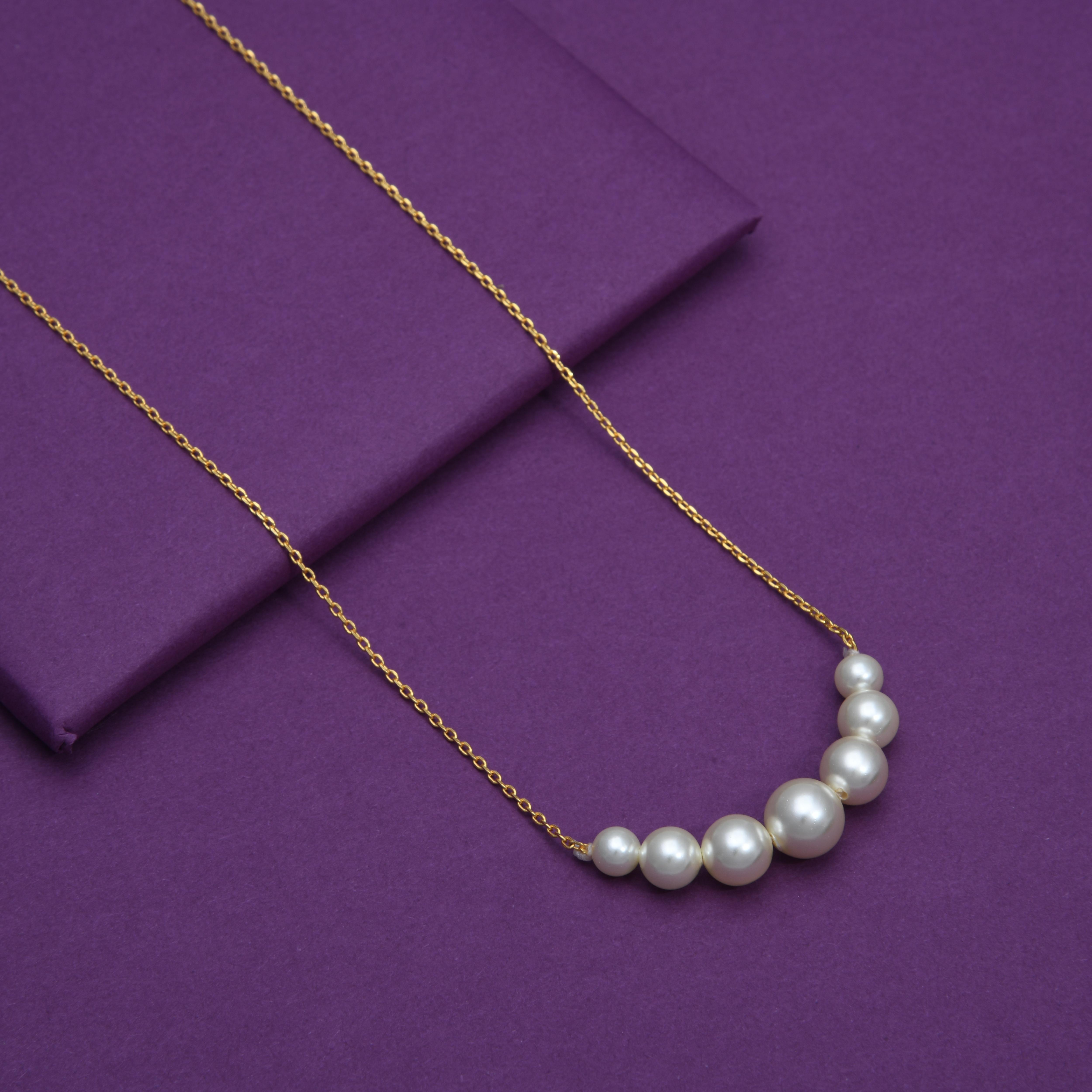 Lyla Pearl Chain Necklace