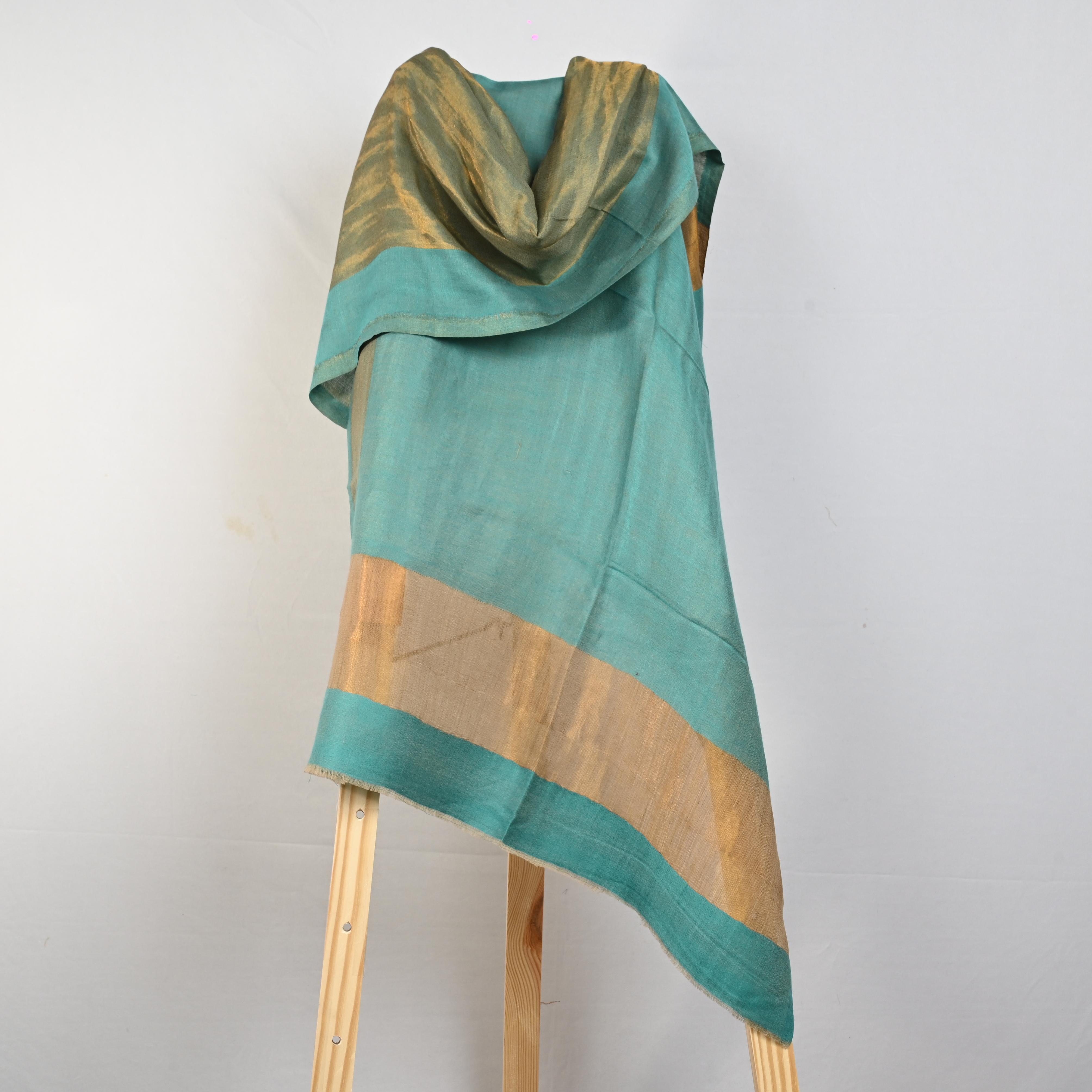 Fine Wool Zari Reversible Stole