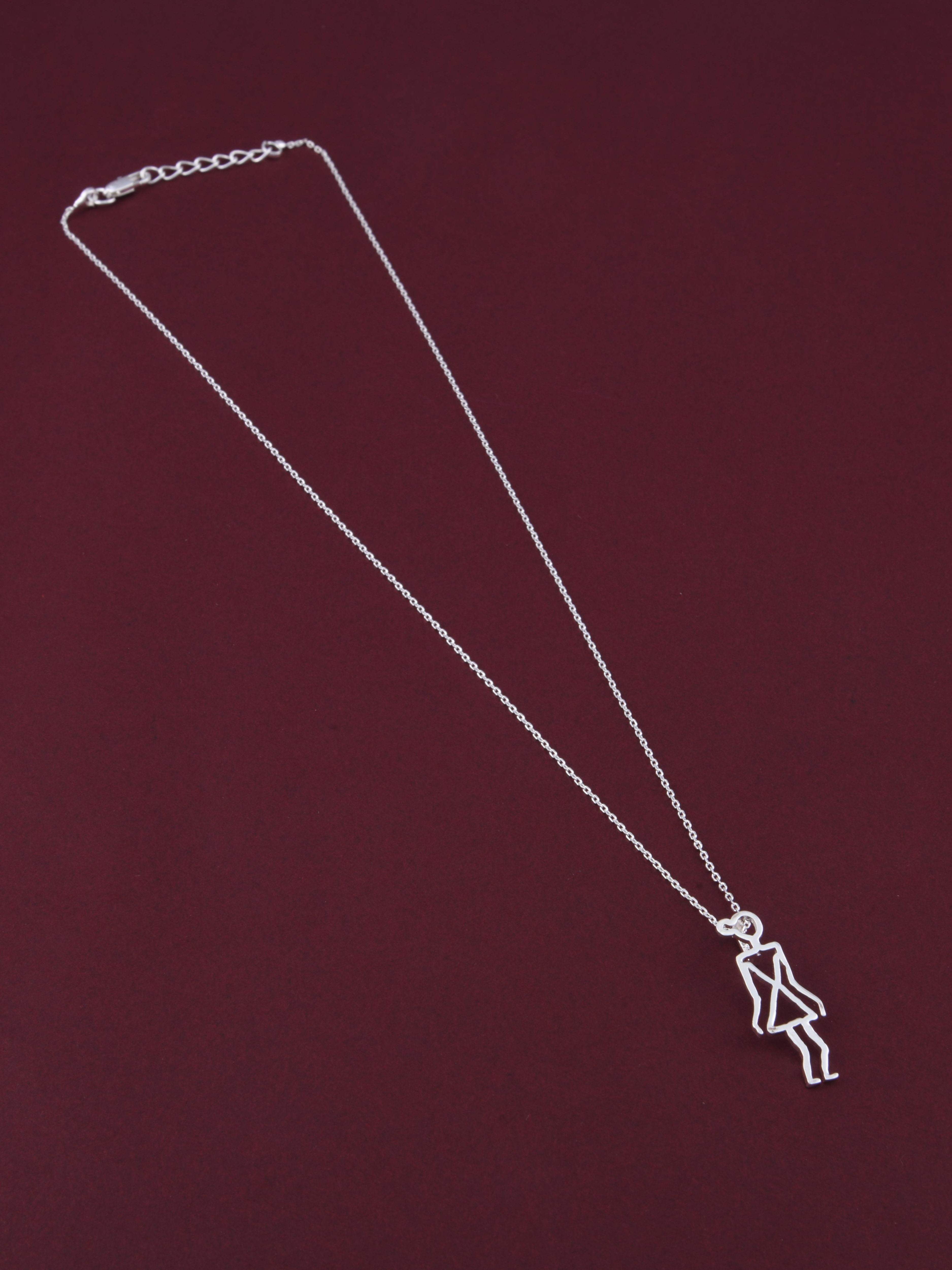 Warli Girl Pendant Necklace