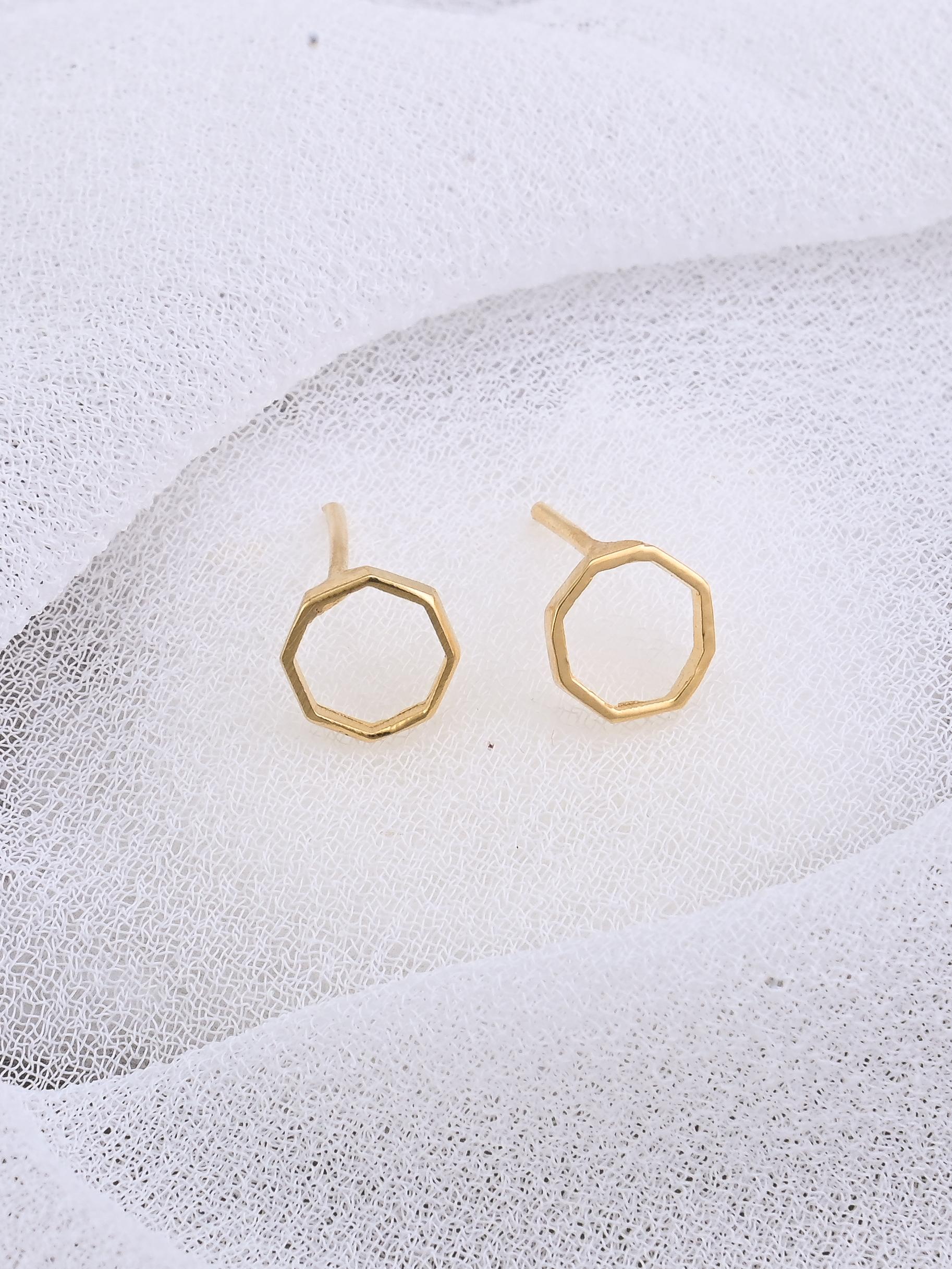 Octagon Earrings