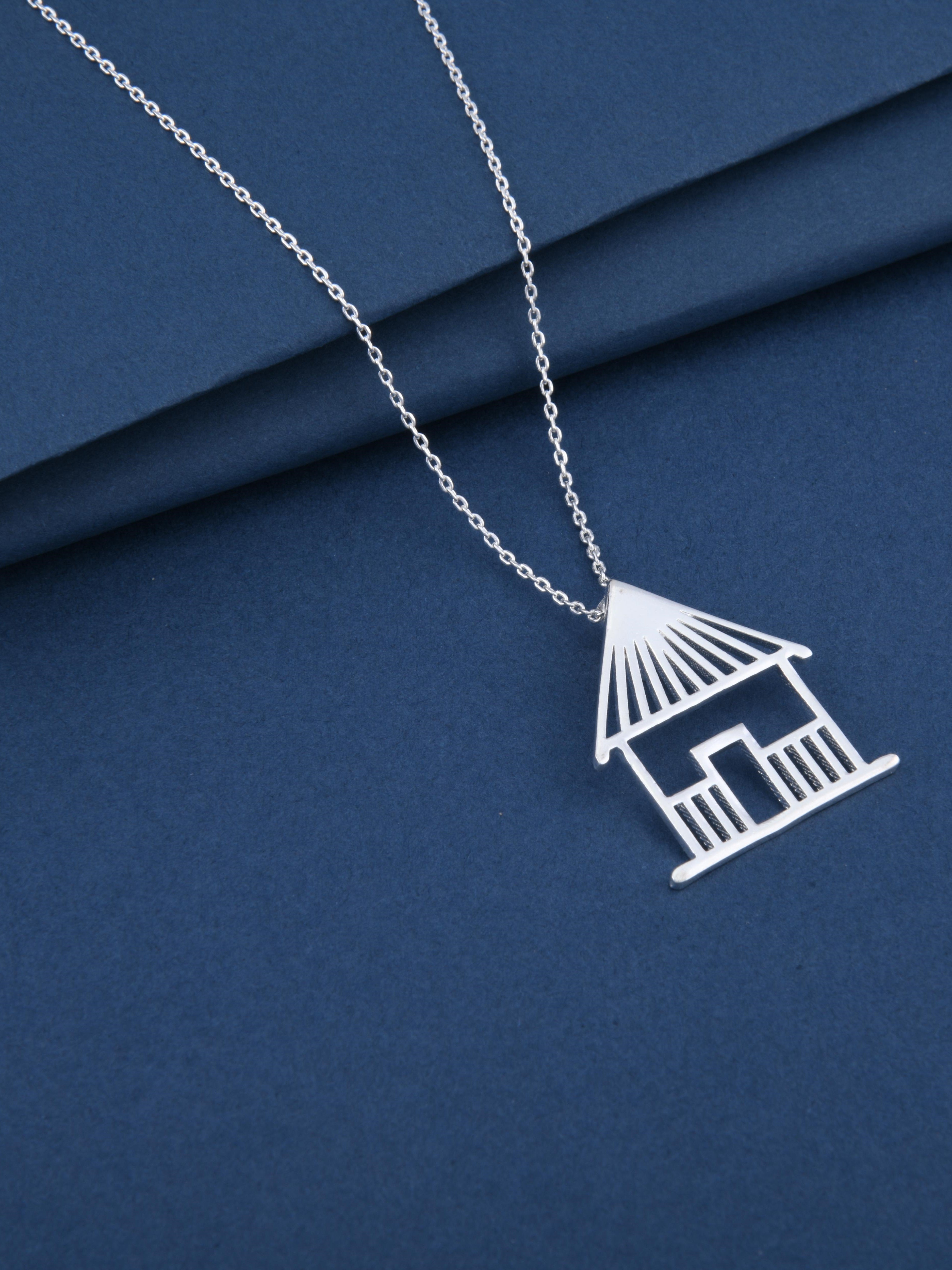 Hut Warli Pendant Necklace