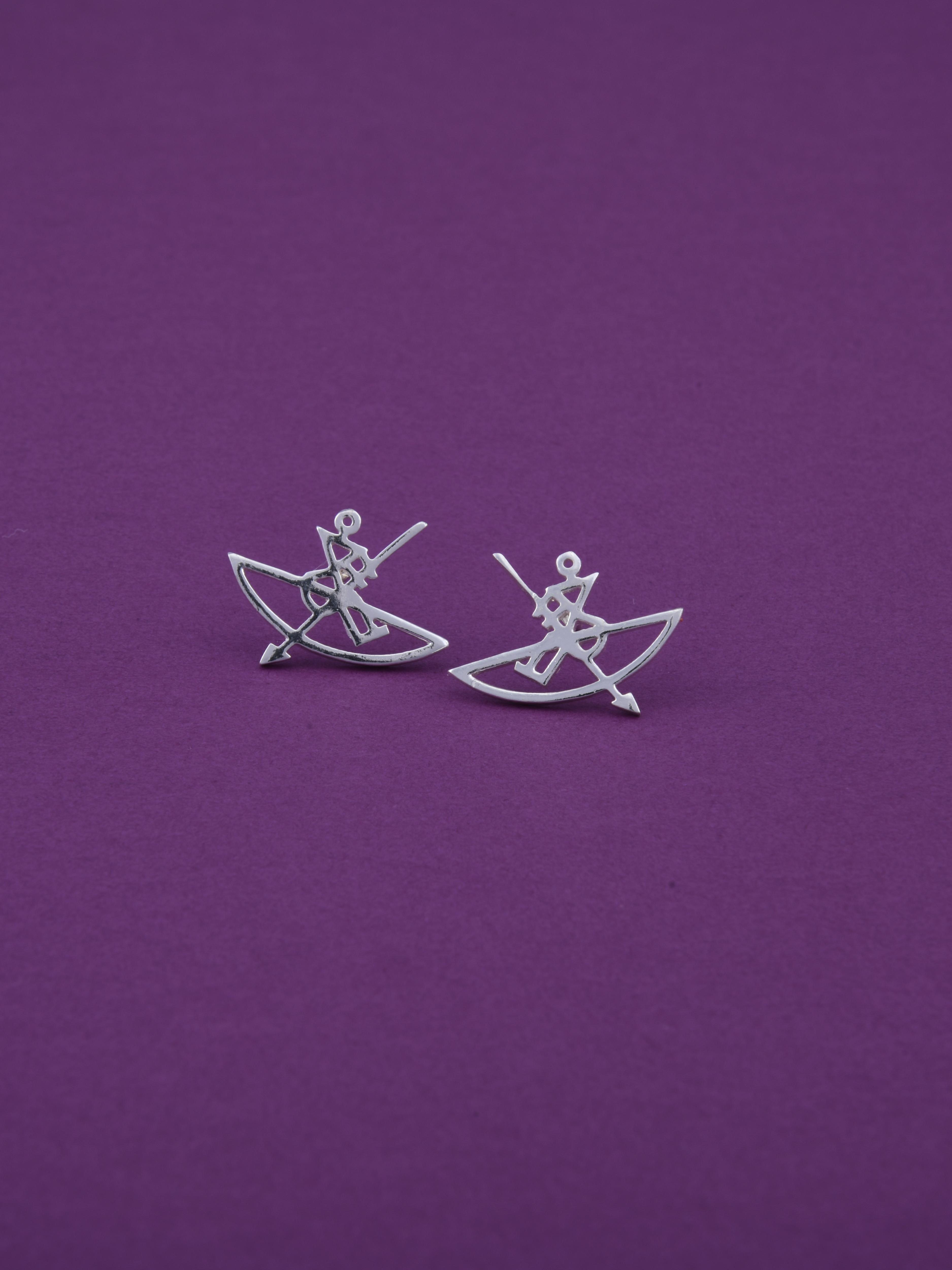 Warli Boat Earrings