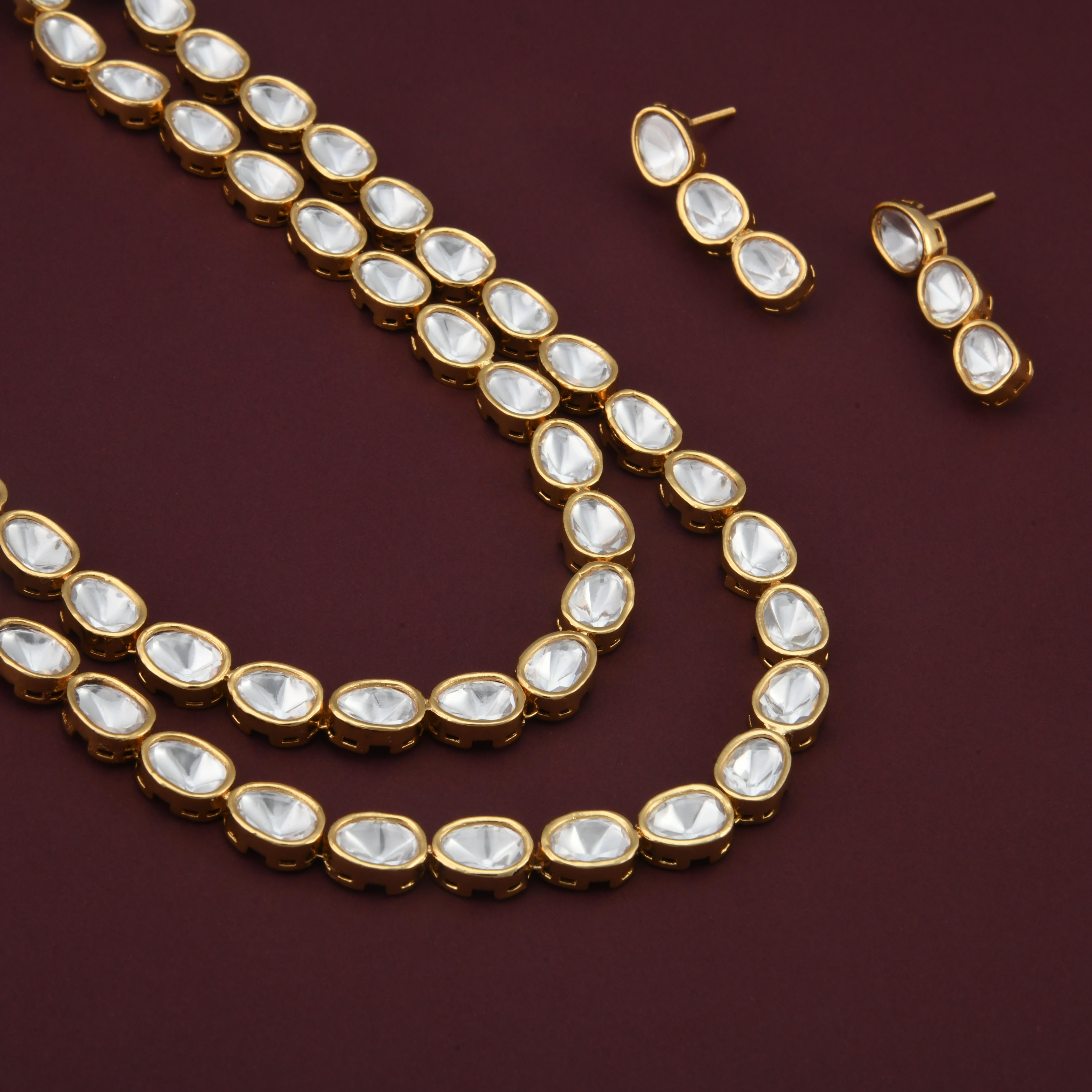 Two Layers Kundan Necklace