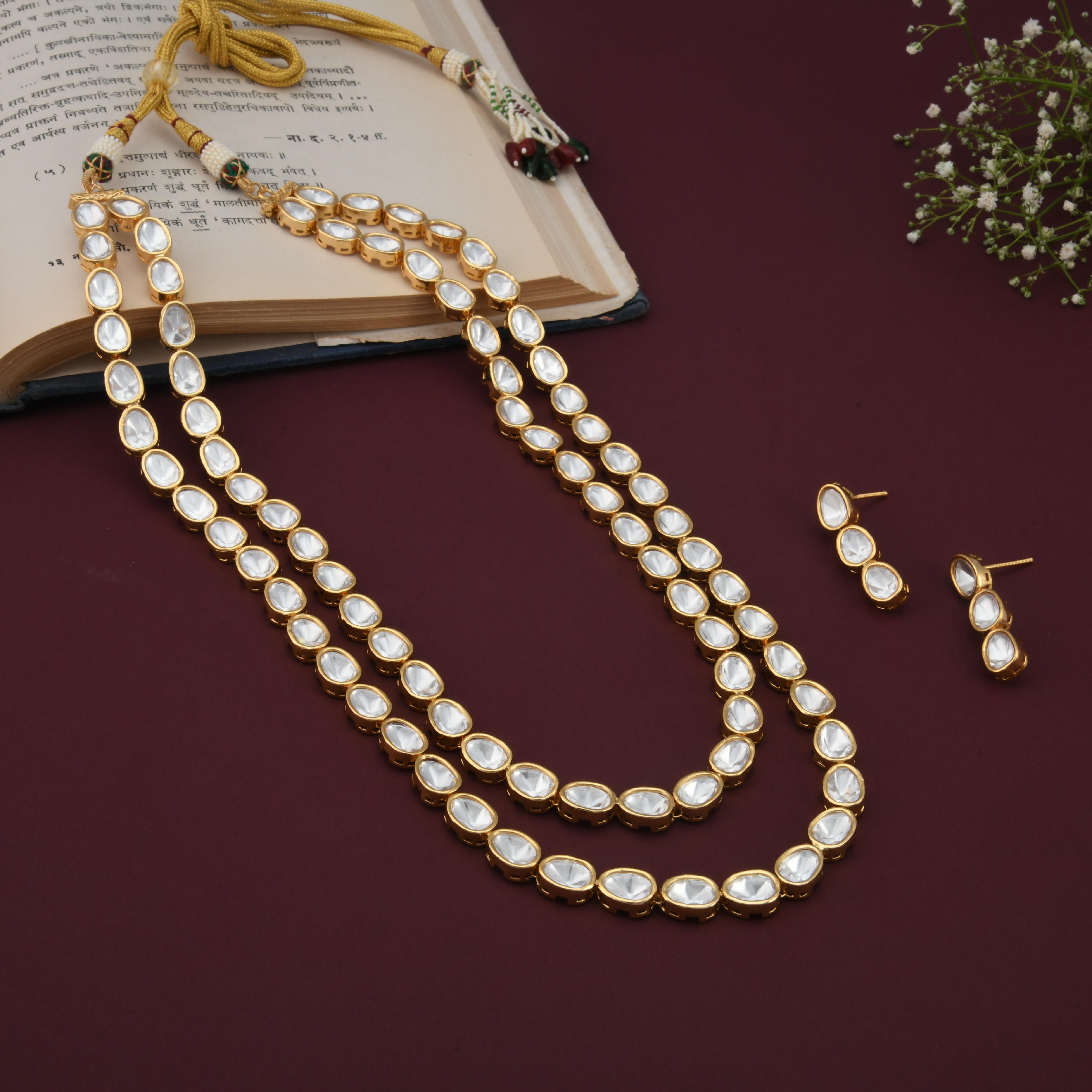 Two Layers Kundan Necklace