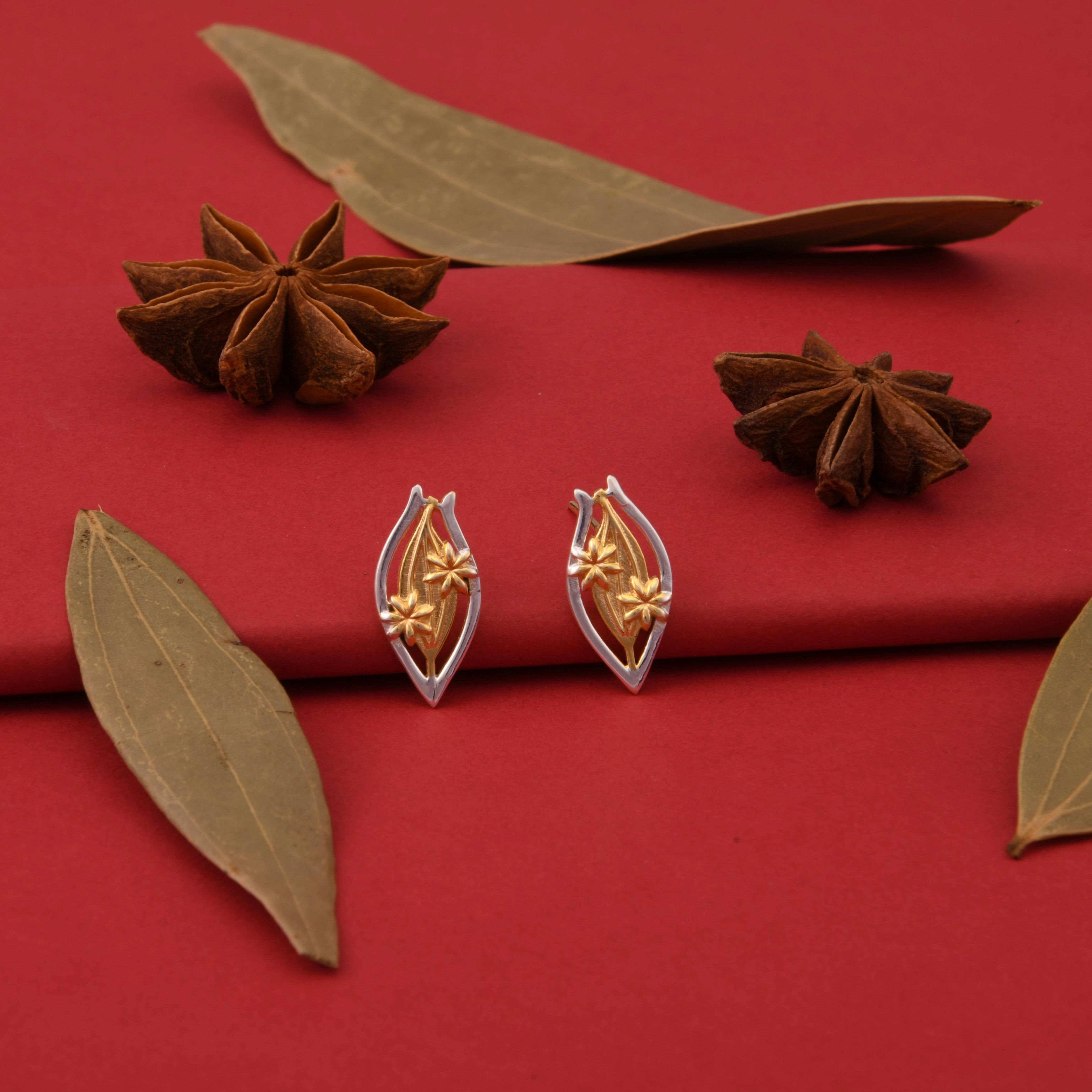 Bay Leaf & Star Anise Spice Earrings