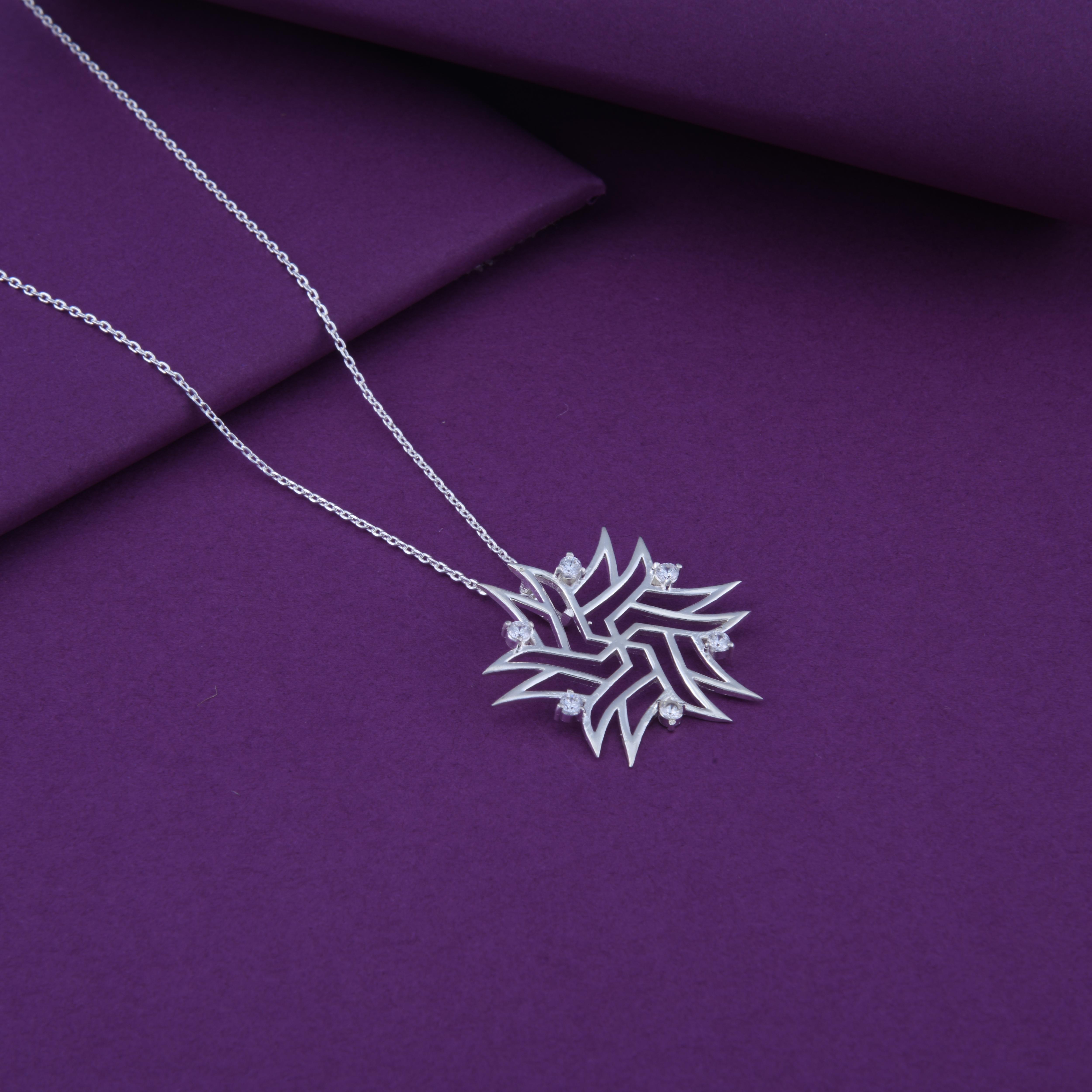 Swastik Pendant Necklace