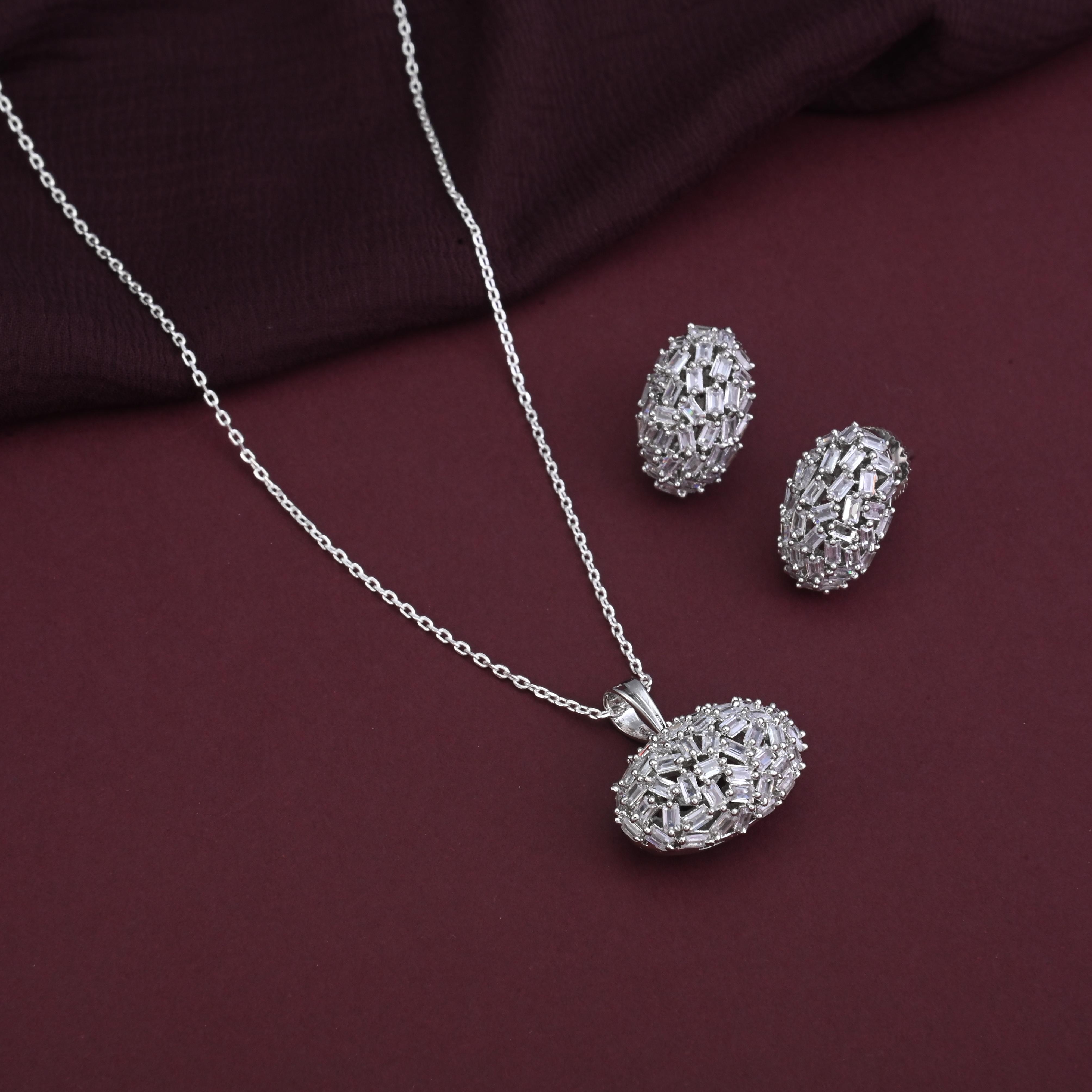 Nayonika CZ Pendant Set