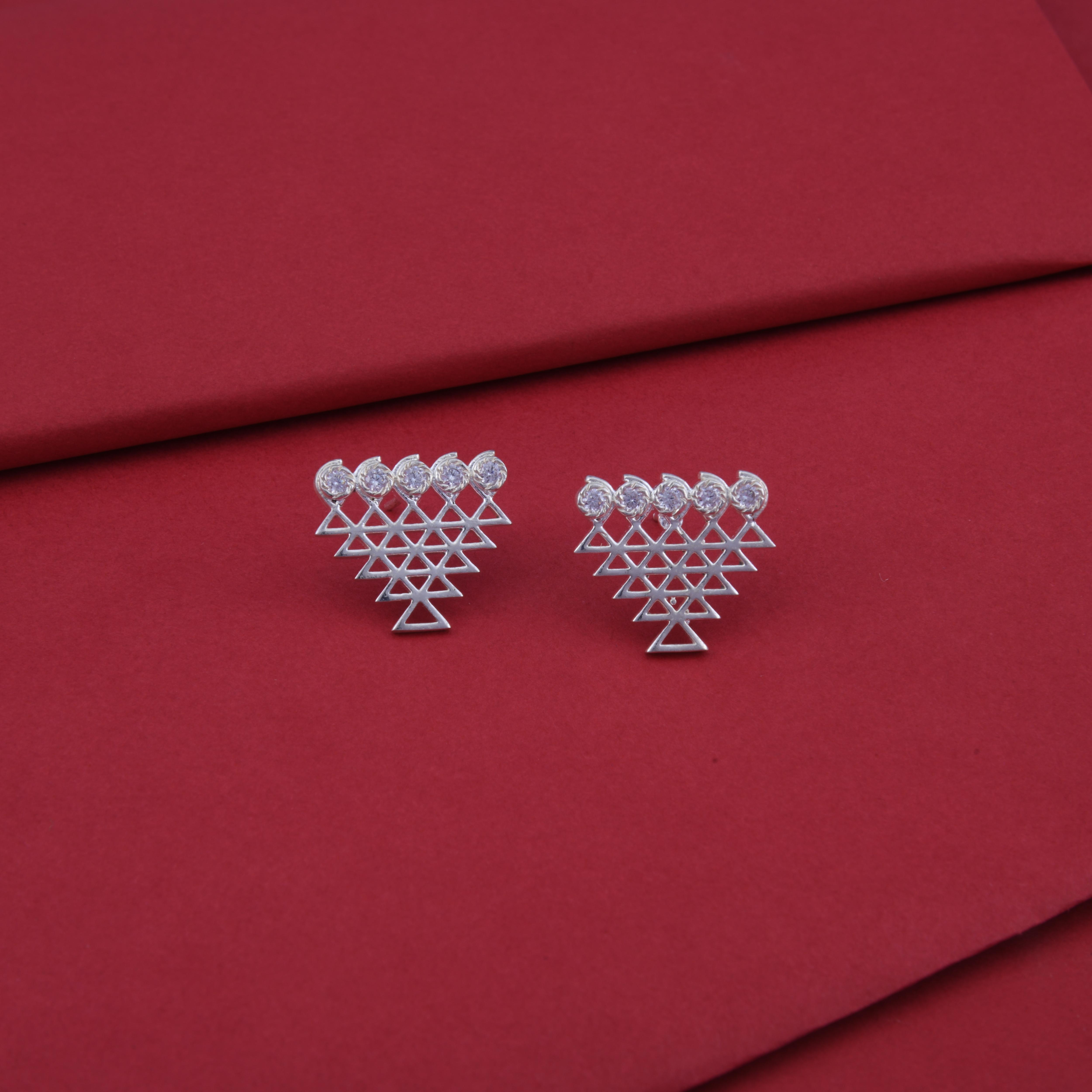 Saraswati Stud Earrings